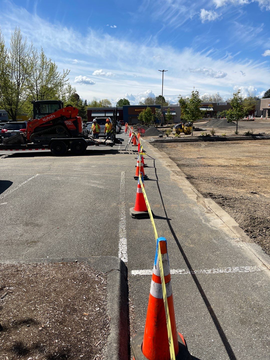 Colliers - Woodinville New Asphalt Parking Lot by Jireh Asphalt & Concrete Inc 
