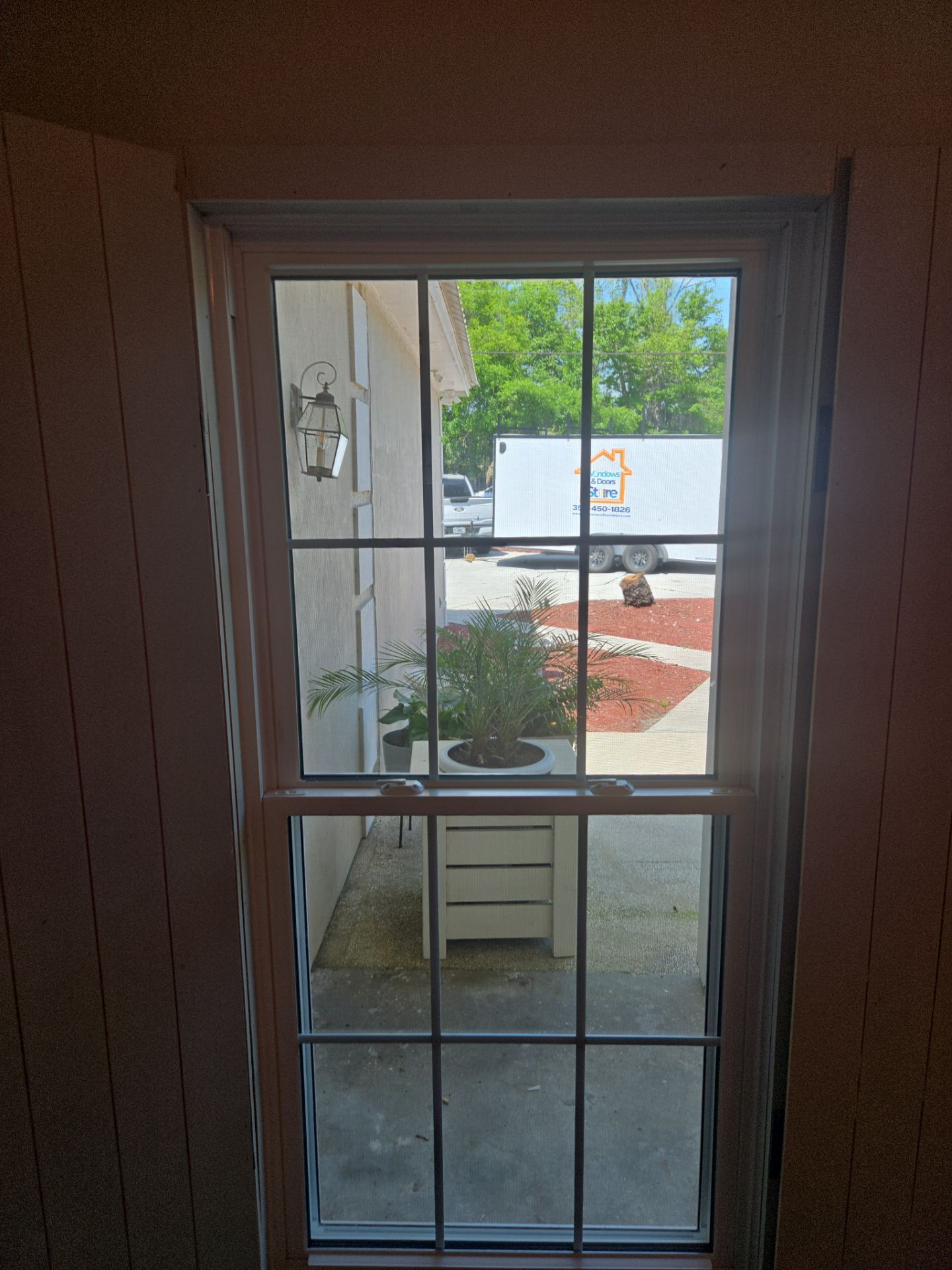Custom White Vinyl Window Replacement in Brunswick, Georgia by Windows & Doors Store