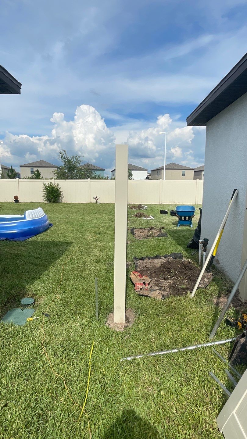 Sun City Center, FL 6ft. Tall Tan Vinyl Privacy Fence  by Asap fence and gates, LLC