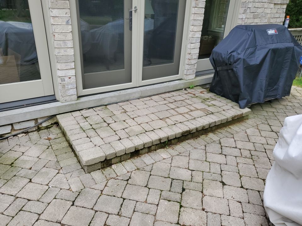 Brick paver clean, sand and seal.  using surebond SB-8700 by Northern Power Washing LLC.