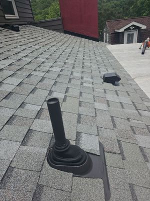 Roof Repair - Vent, Siding, and Chimney Flashing and Partial Roof Replacement