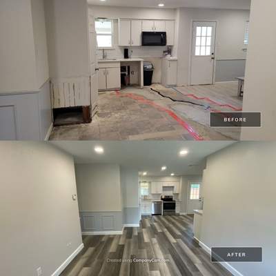 Interior flooring project