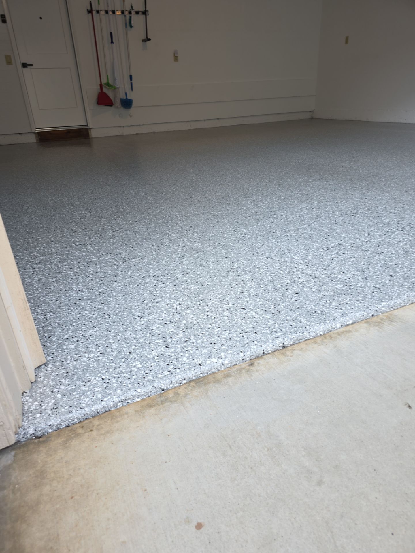 Morro Bay Garage Floor Transformation With Simiron Feather Gray Epoxy by MGP Coatings
