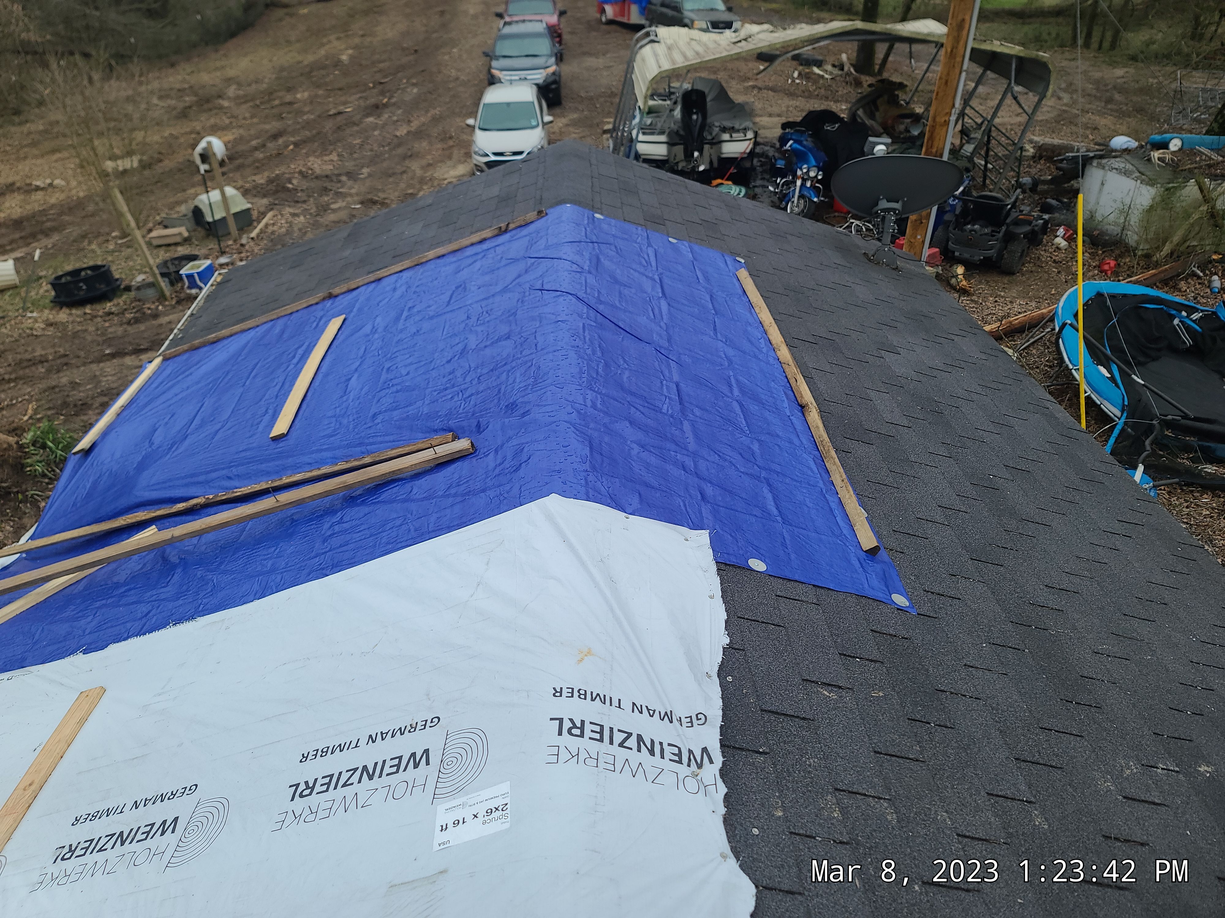 Residential Shingle Reroof using Certainteed Landmark 3-Tab by Hostetler Roofing
