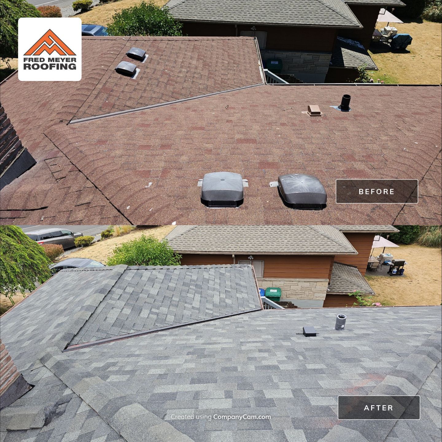Roof Project in Seattle by Fred Meyer Roofing