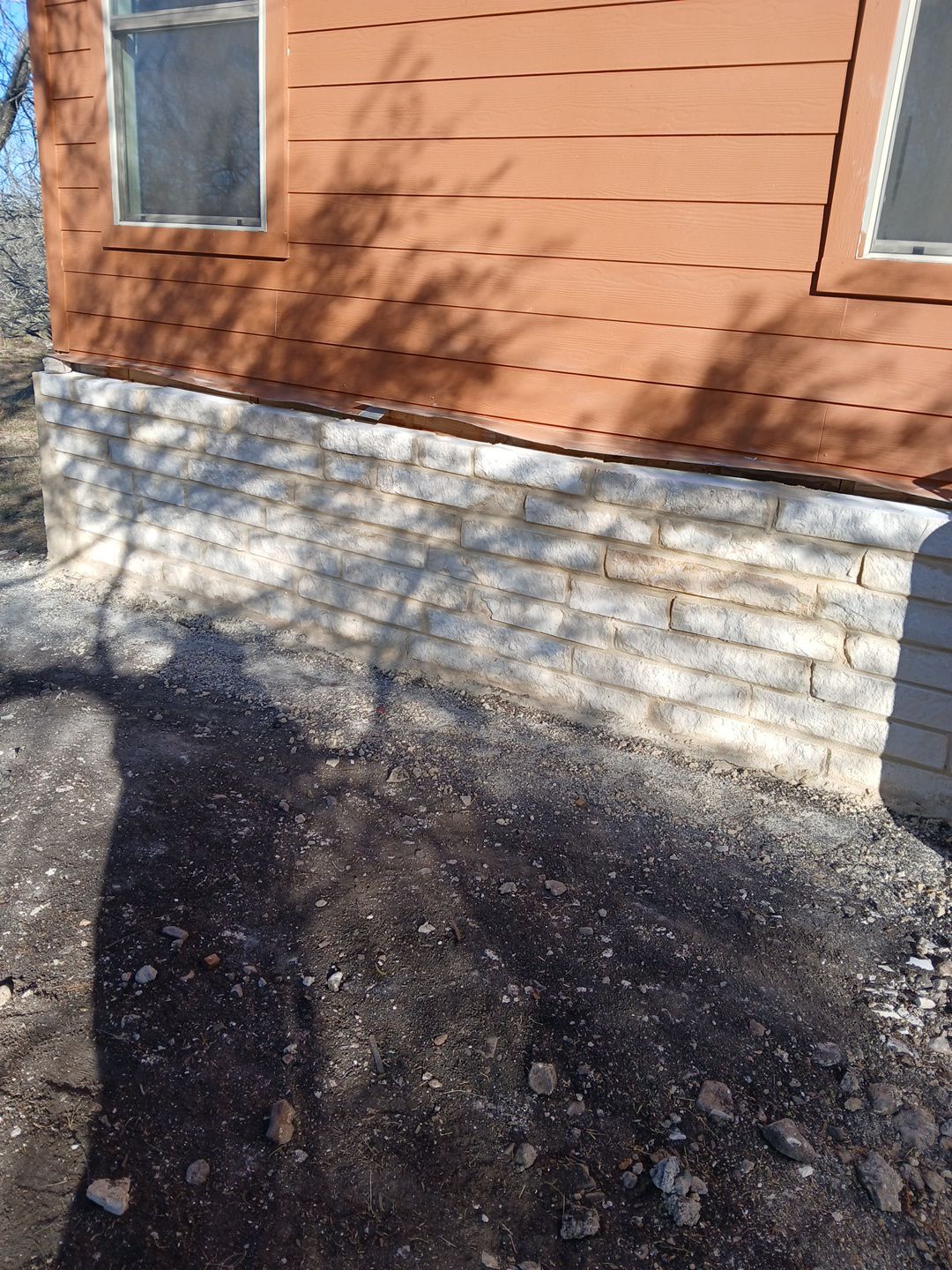Rock removal and stone installation  by TXN Remodeling n Construction