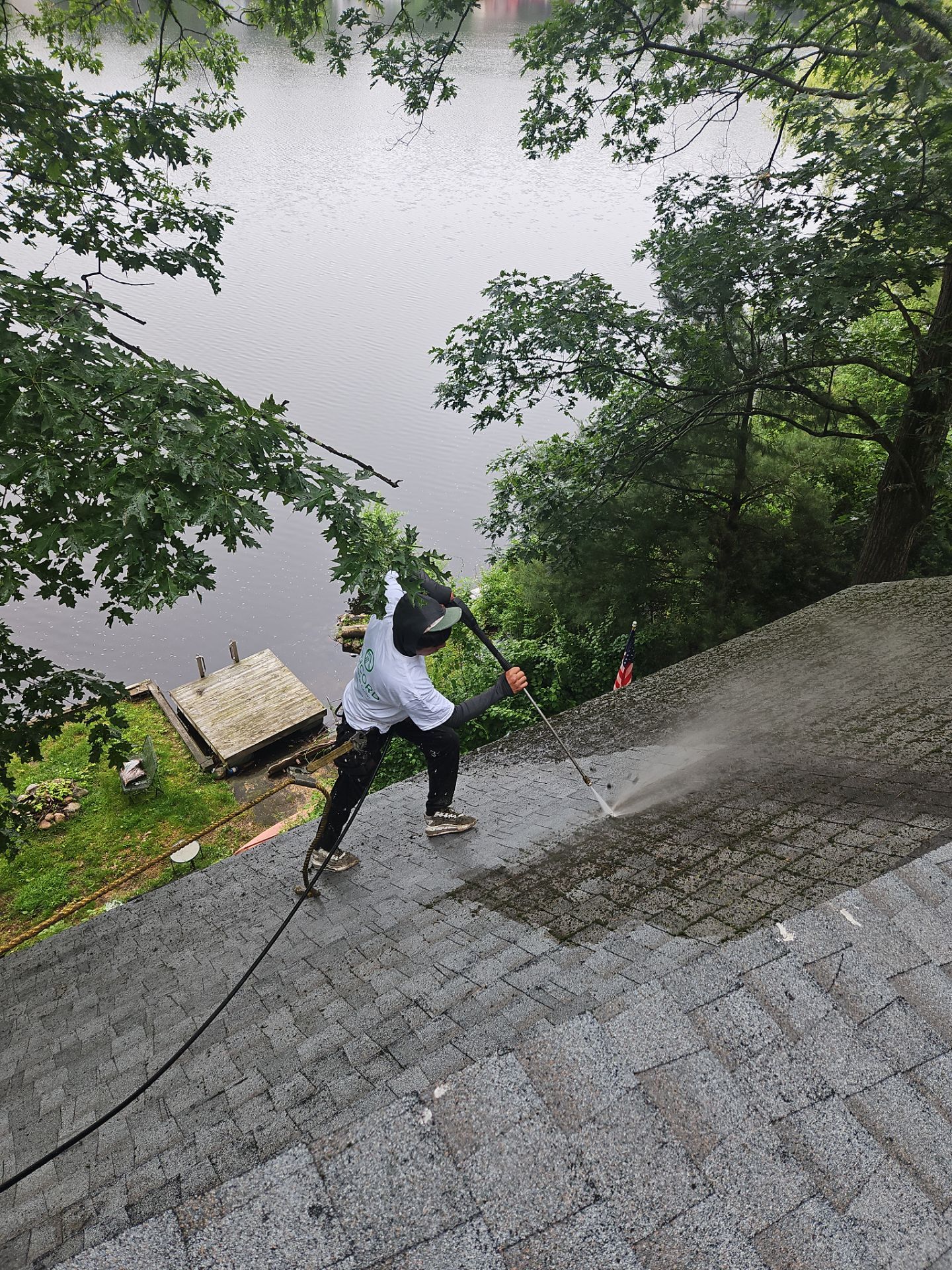 Leak Repair & Roof Wash – Groton, MA by Mighty Dog Roofing of Greater Middlesex County
