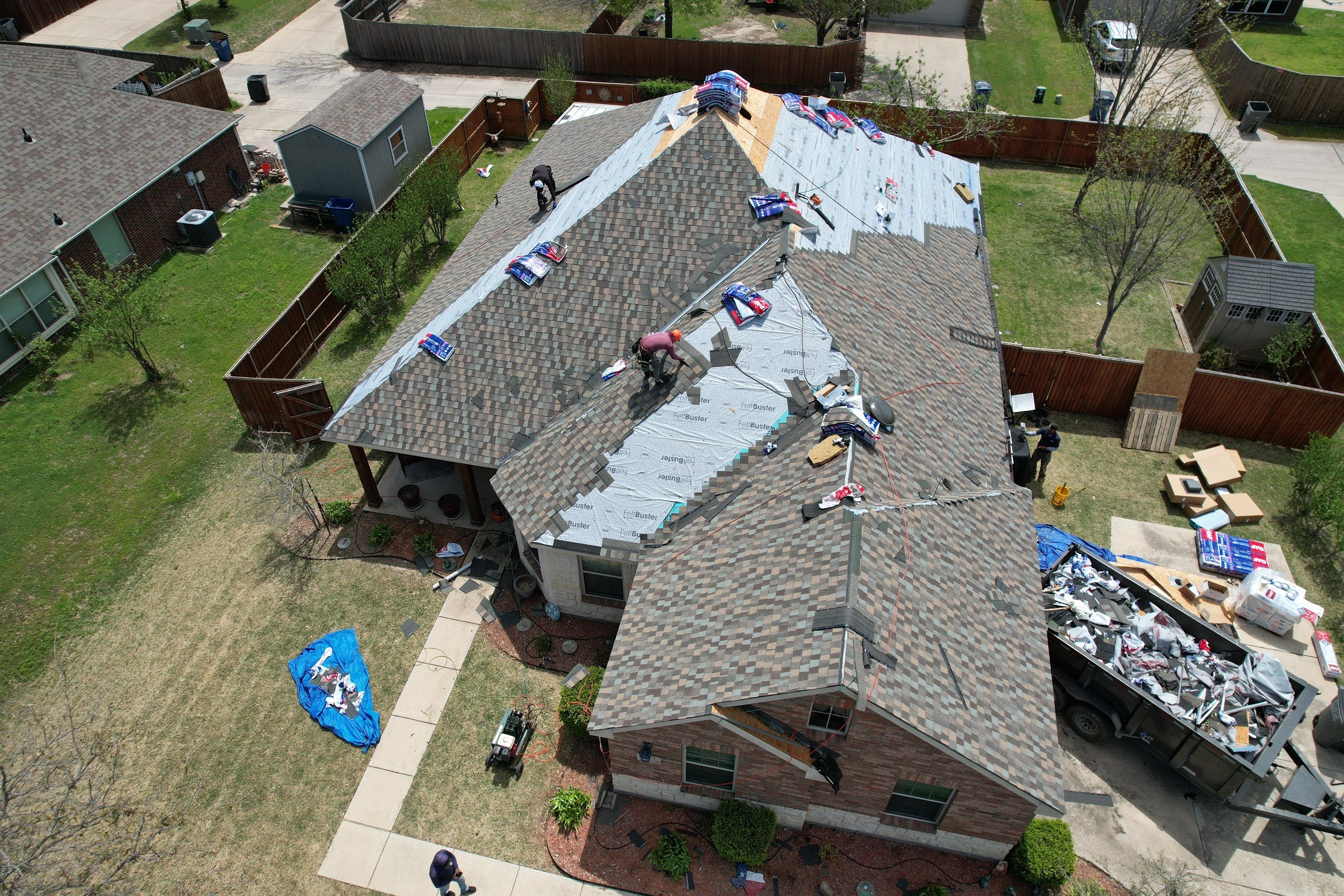 Project in Wylie by Zeus Exteriors