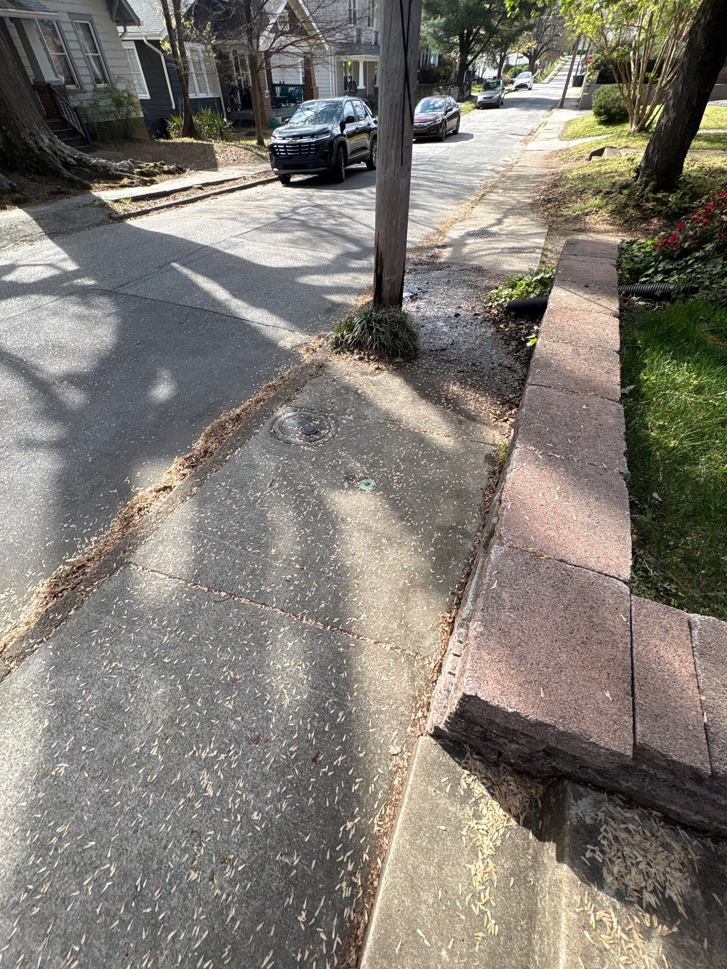 Patio pressure washing and residential driveway surface cleaning
