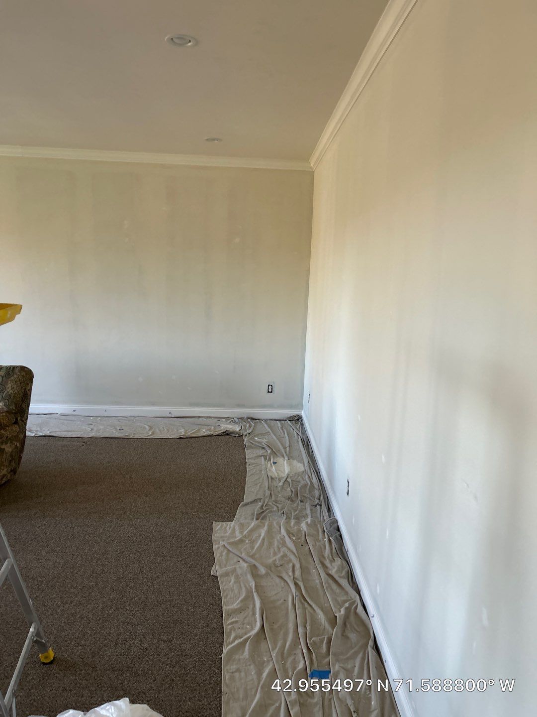 Full Interior Painting and Drywall Restoration in Bedford, New Hampshire by The Persnickety Painters