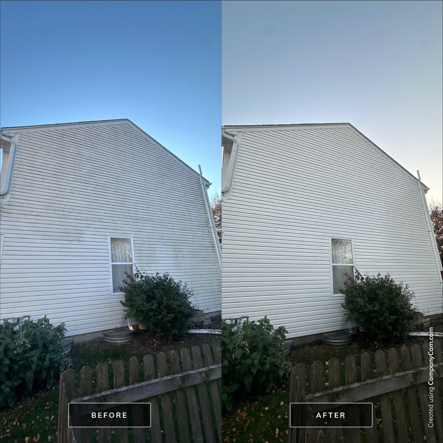 Project in South Elgin by Simmons Power & Soft Washing