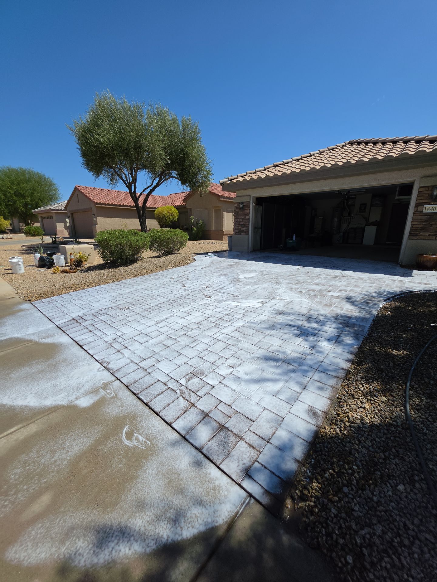 Driveway Paver Sealing in Sun City Grand | Surprise, AZ by Patriot Power Washing & Sanitation