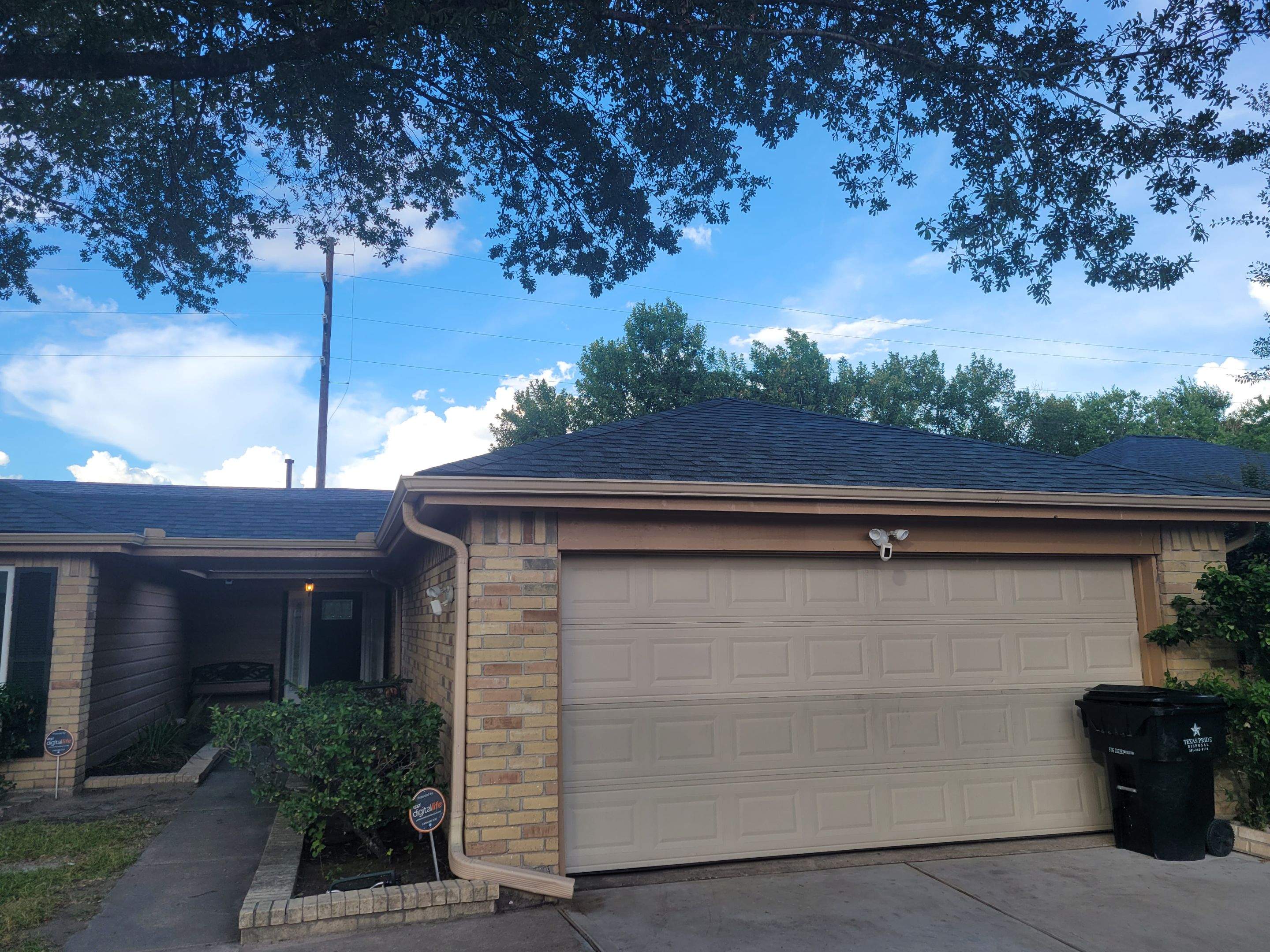 IKO Charcoal Gray Shingle Roof Replacement — Houston, TX by PL Roofing & SB Roofing, LLC.