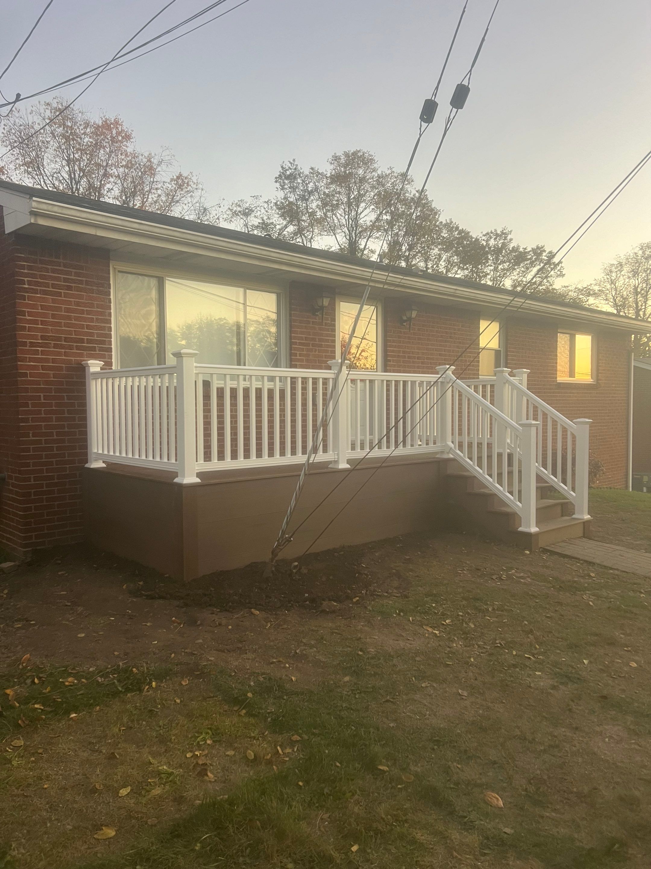 Deck and roof replacement  by Cousins Roofing Siding & Decks