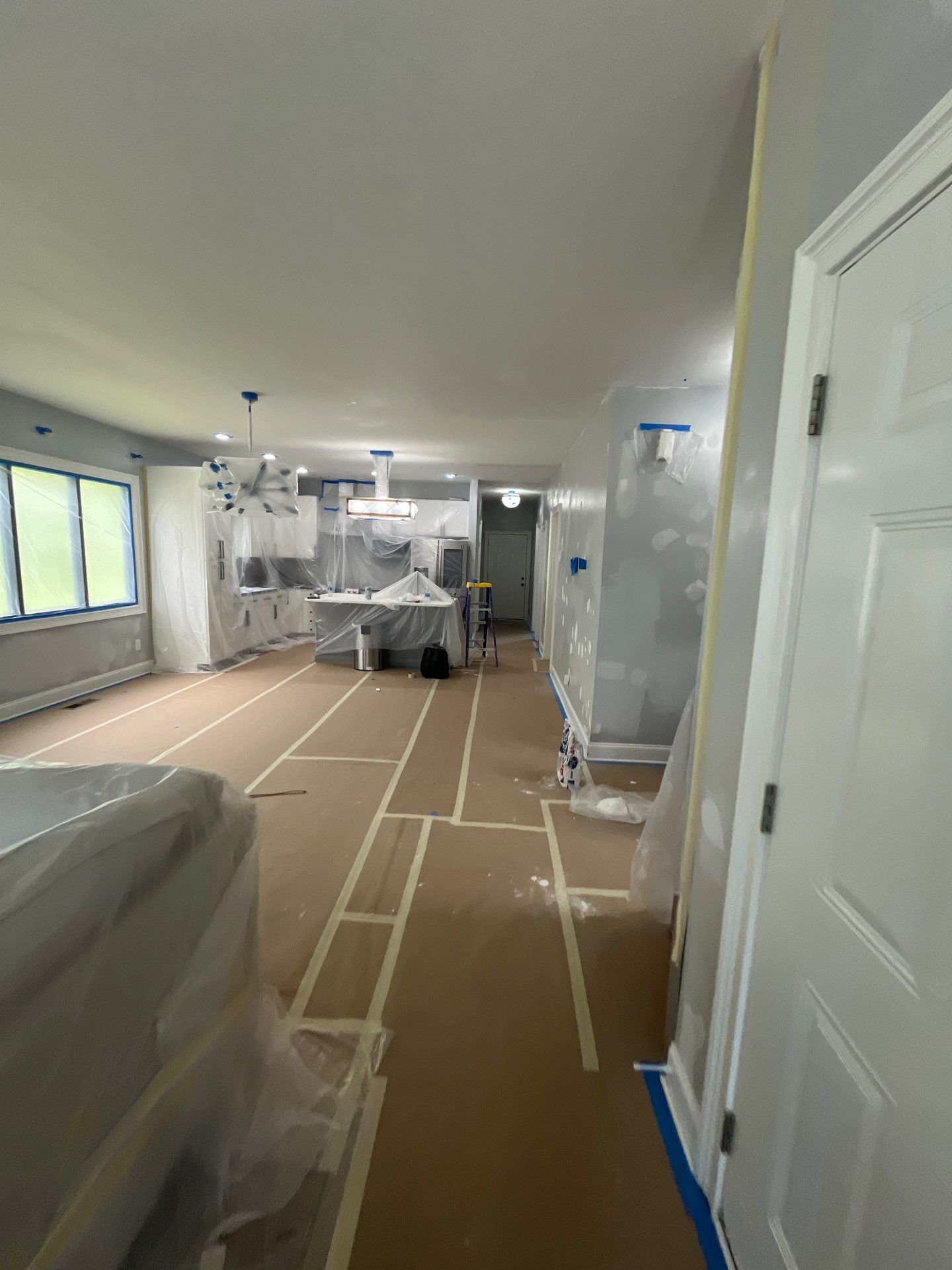 Interior Fresh Coat of paint & Deck stain by GonzalezPainters & Contractors Inc