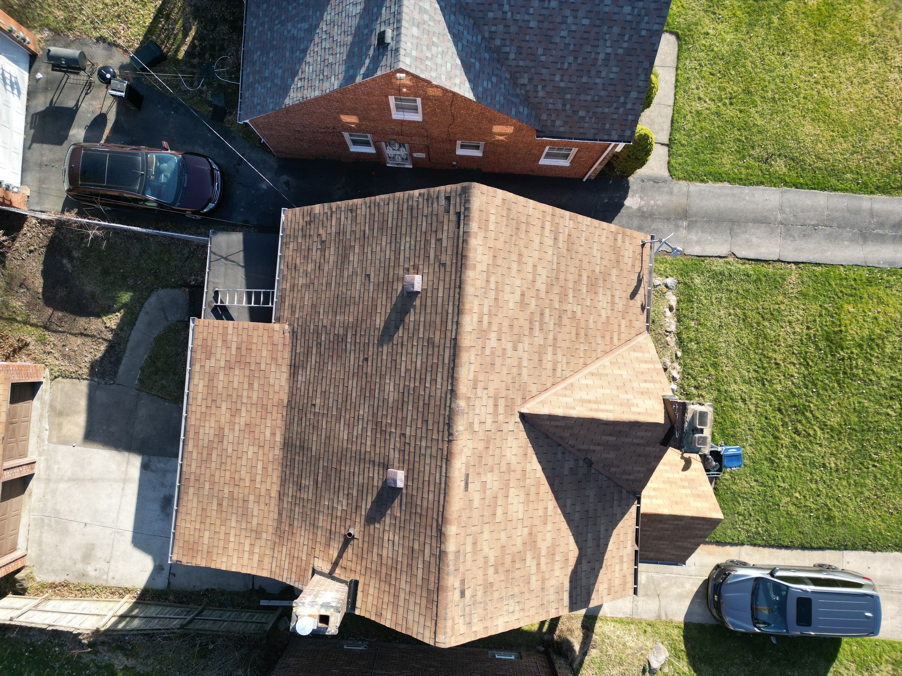 Cleveland Heights Residential Roof Replacement using GAF Timberline HDZ Mission Brown by Atlas Roofing & Restoration