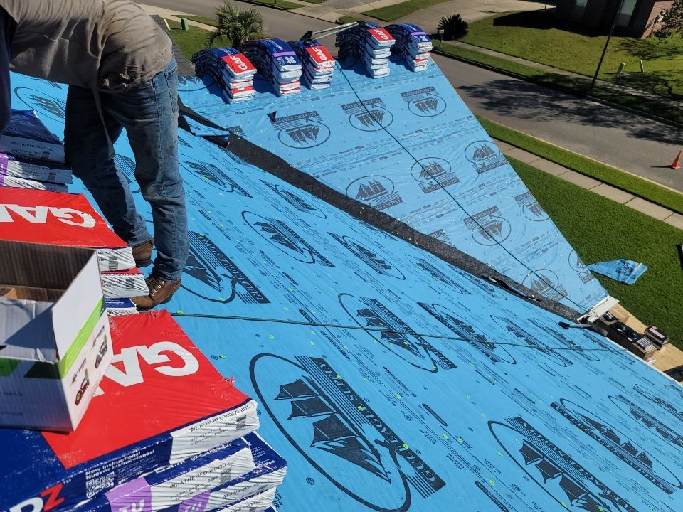 Residential Roofing Installation using Roof Replacement by American Roofing & Construction LLC