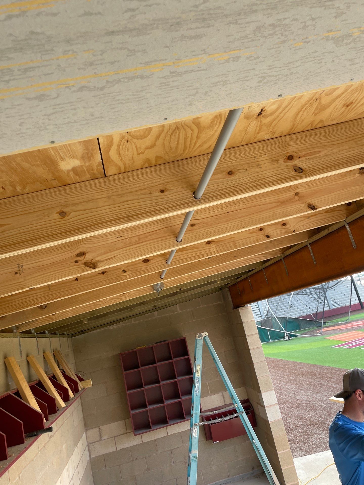 Wildcat Dugout by Bayfront Roofing and Construction