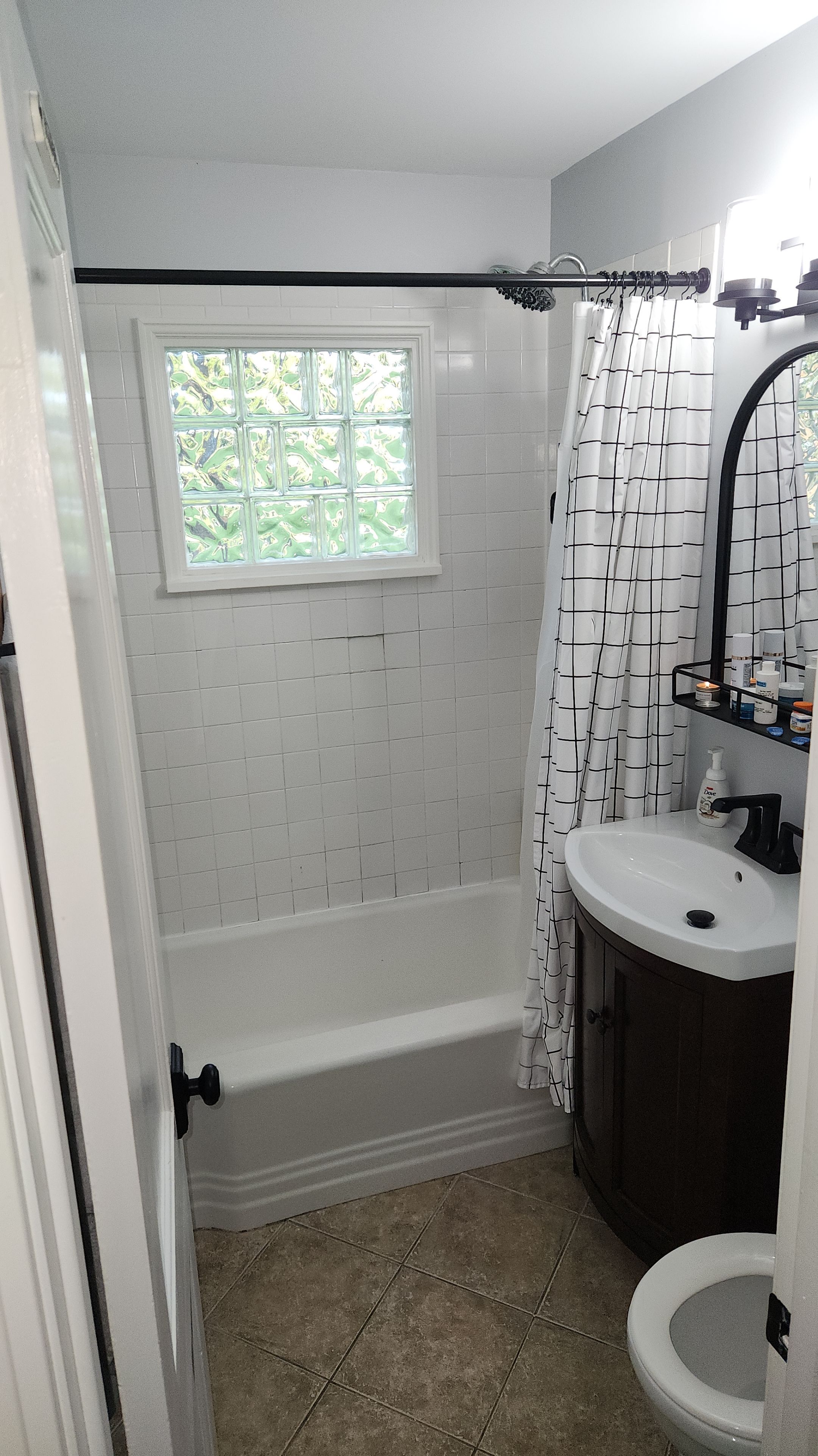Tub-to-Shower Conversion using Shower Door by The Shower Company