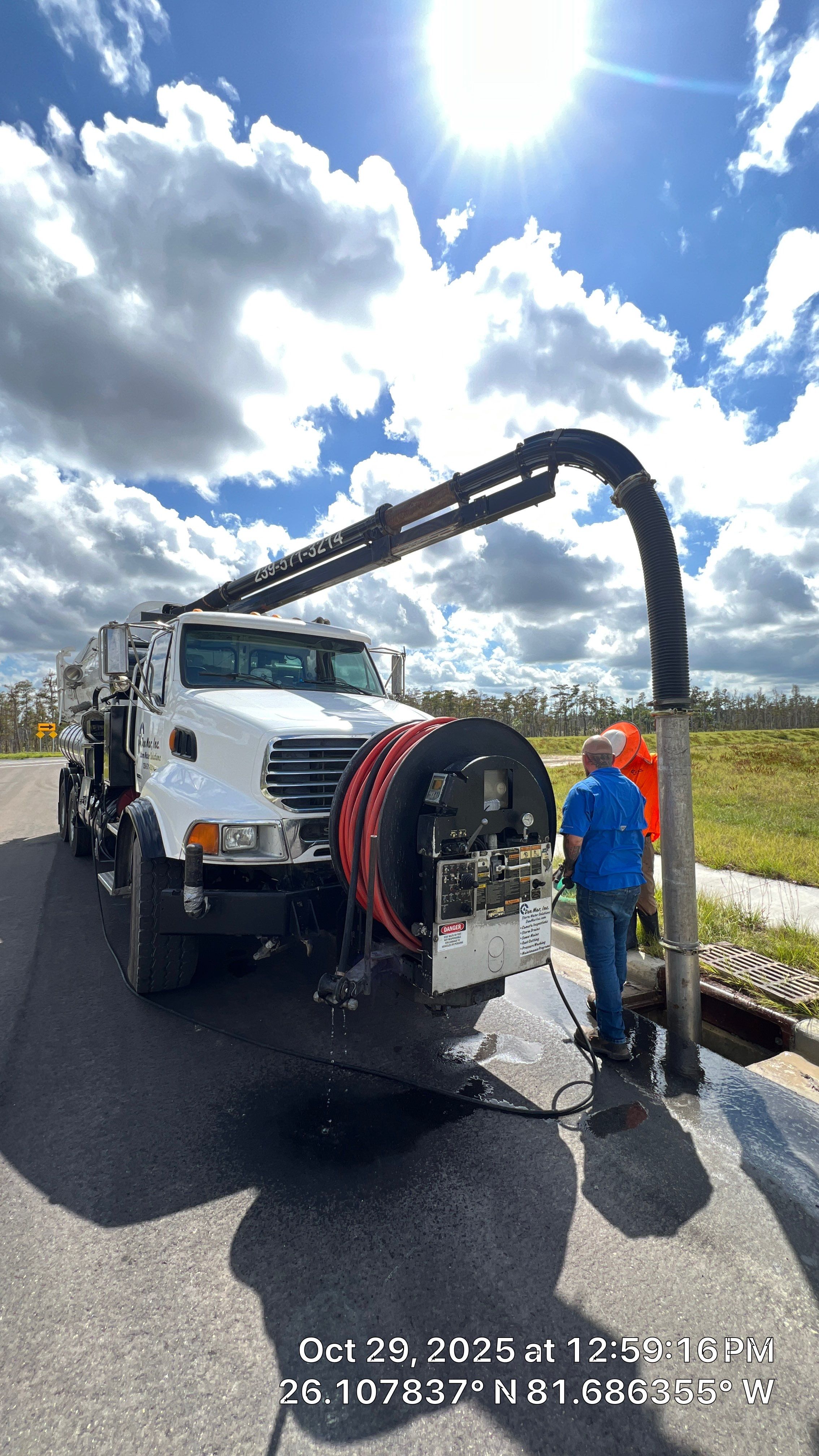 New Construction Road off Rattlesnake in Naples by Don Mar, Inc. Storm Water Solutions