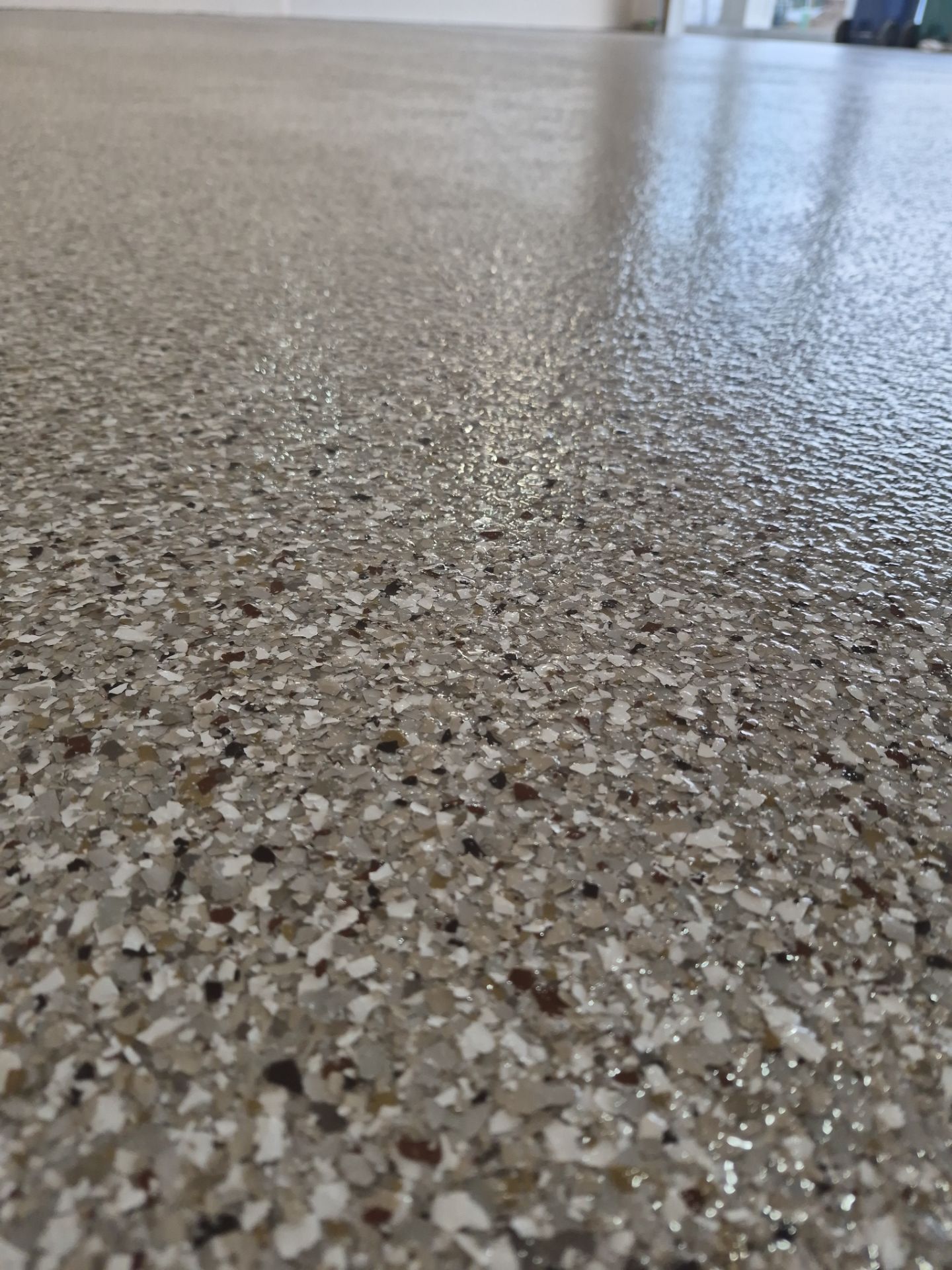 Coeur d'Alene New Construction Garage Floor Coating in Pebble Beach by Croc Coatings, LLC