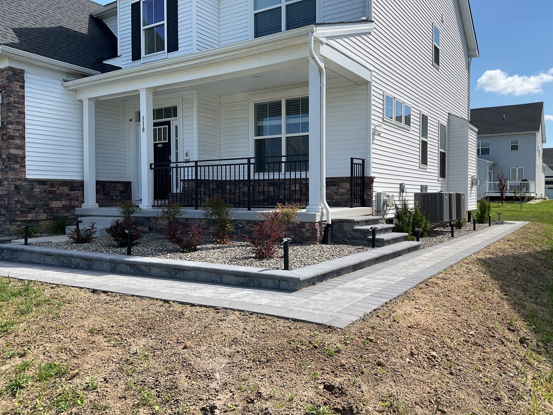 Custom Belgard Paver Patio Design & Installation in Delaware by Studio G Indoor Spaces & Outdoor Living