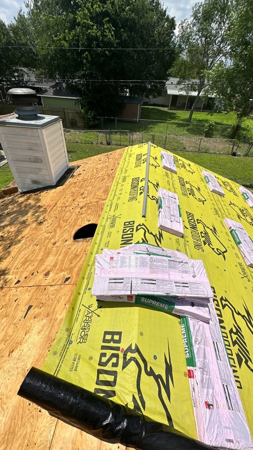 San Antonio Roof Project by Bison Roofing  