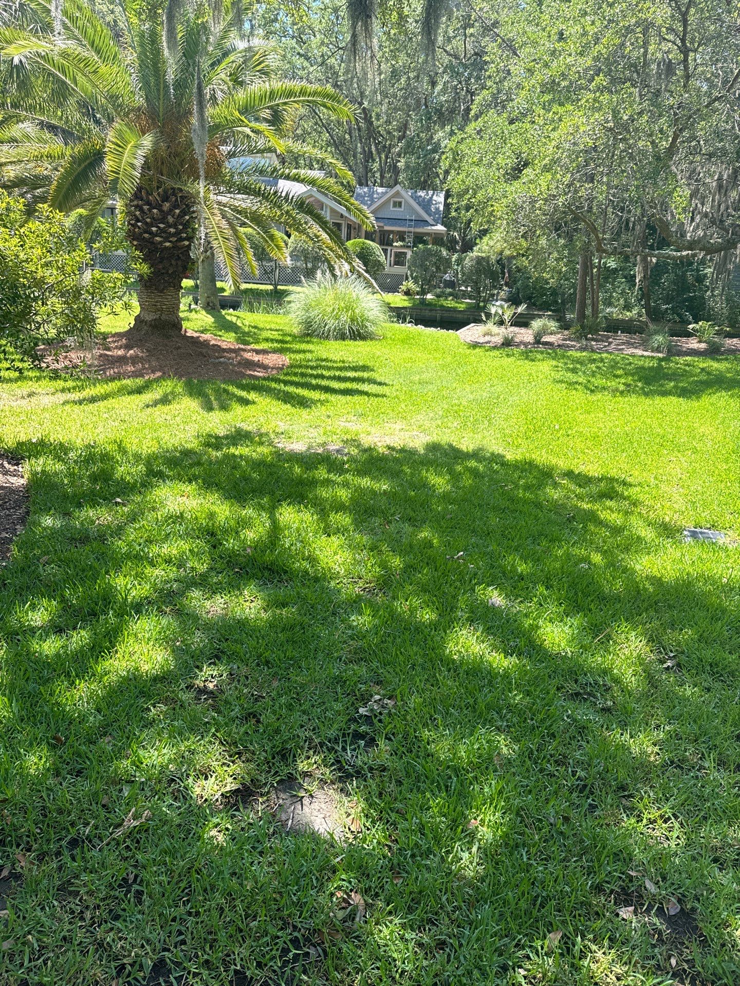 Residential Drainage Solutions and Sod Installation in Hilton Head Island by Lowcountry Scapes, LLC