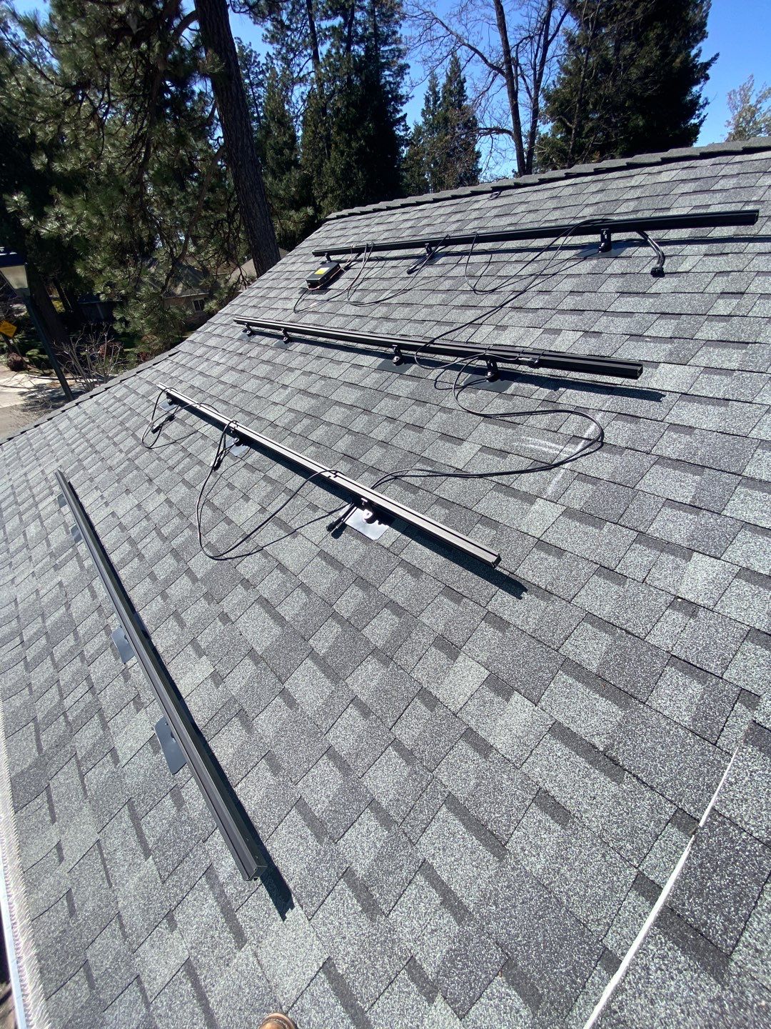 Attic Insulation, Roofing, and Solar for this in-town home by Byers Enterprises 