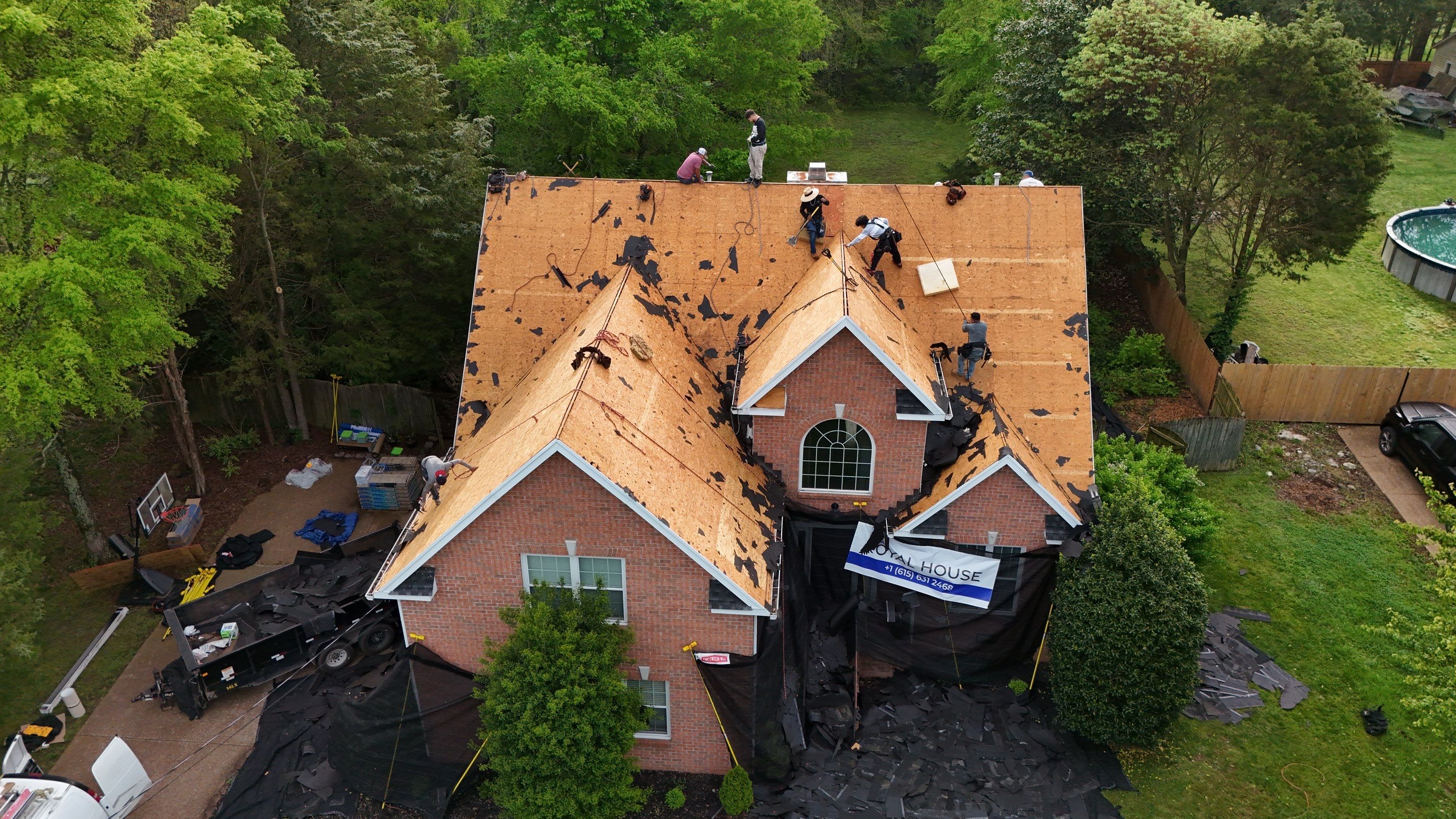 Charcoal Black Re-Roof by Royal House LLC