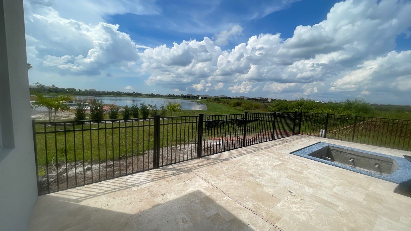 Aluminum Fence Installation using 3 Rail Aluminum Fence by Asap fence and gates, LLC