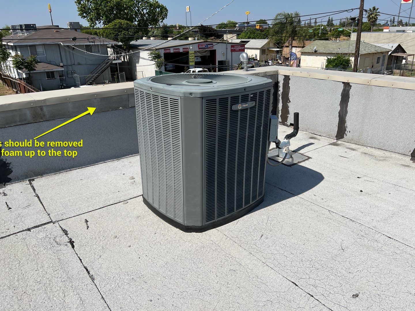 Spray foam and coatings using Conklin Benchmark/PUMA XL coatings and spray foam by Straight Edge Roofing Inc