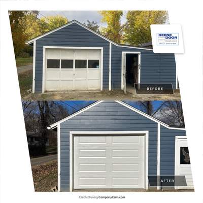 Door Installation using Clopay Classic Steel Garage Door