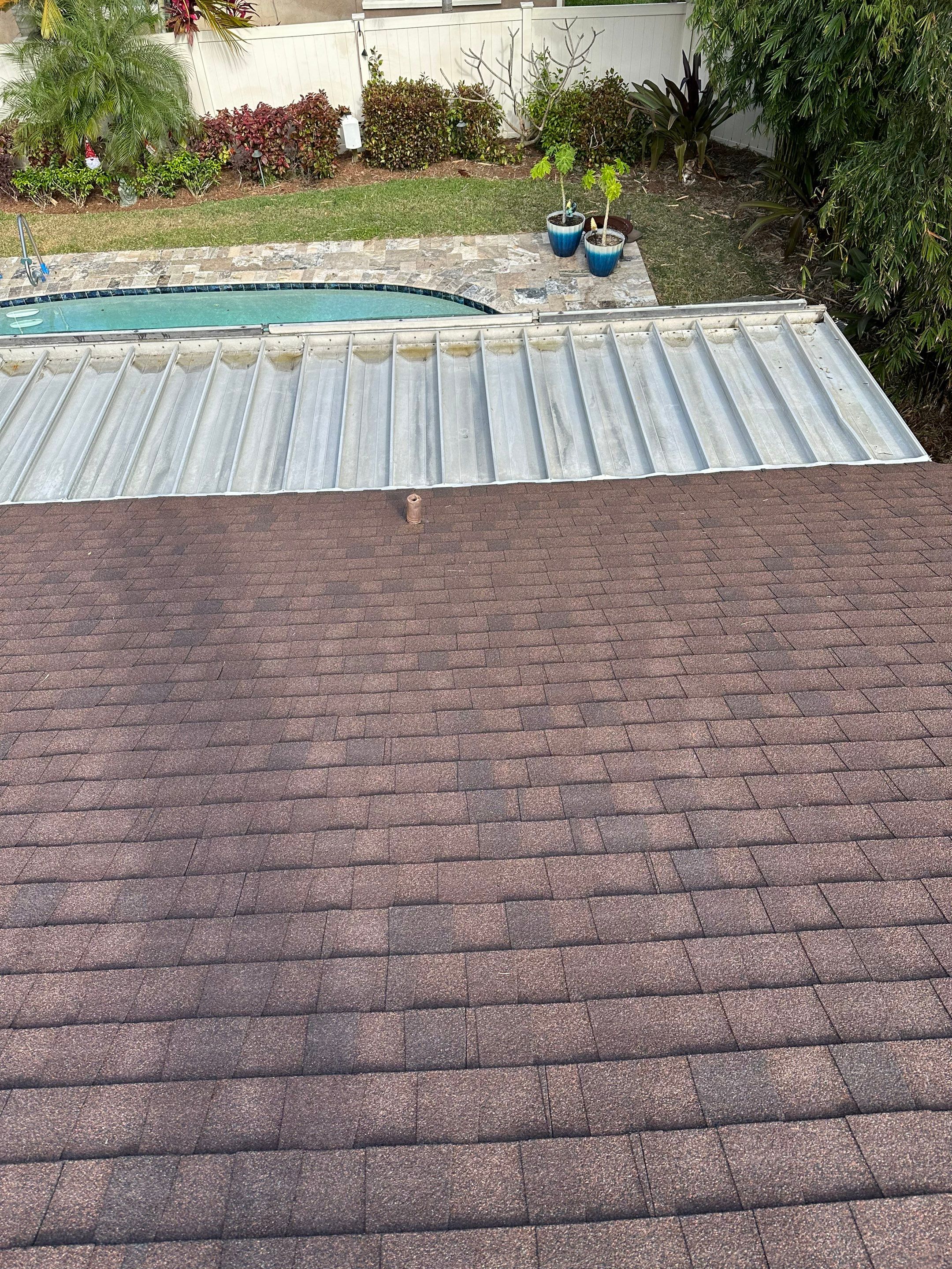 Roof Cleaning Service & Travertine Paver Cleaning by Sunshine AquaWash