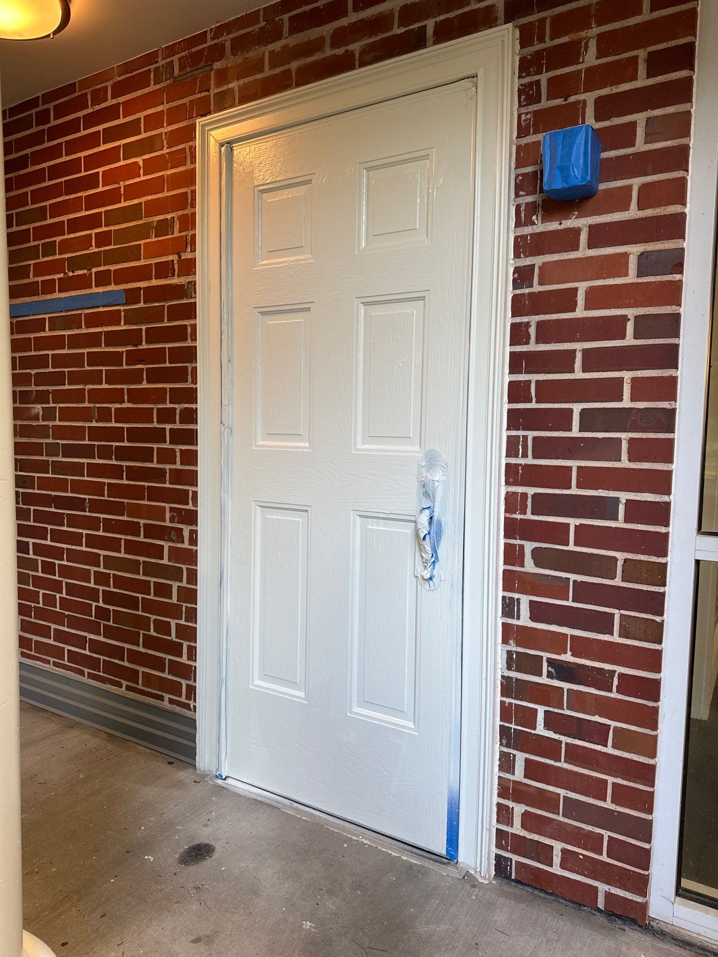 Architectural Column Restoration and Exterior Painting in Oxford by PGP Surface Solutions, LLC