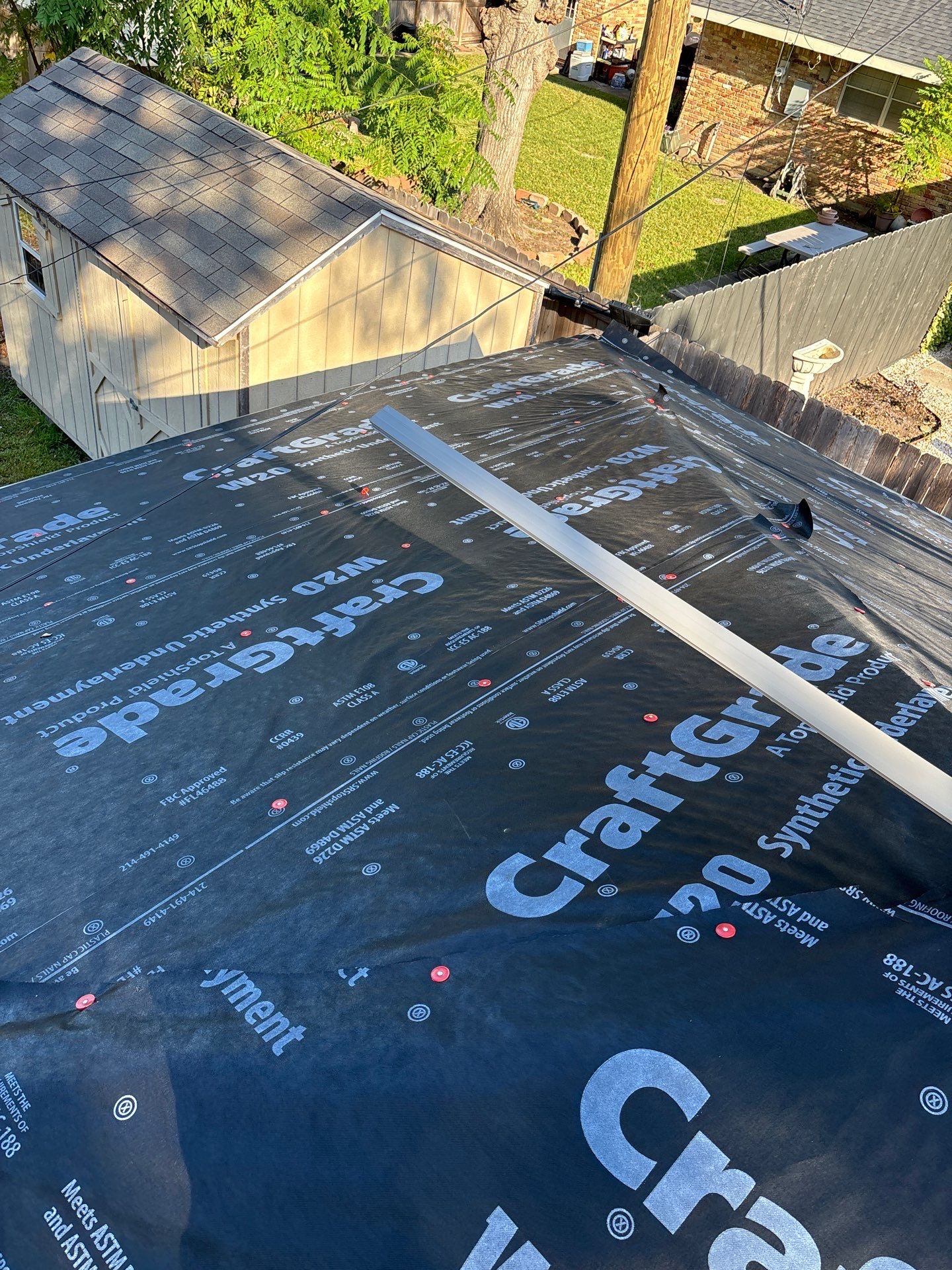 Residential Roofing Installation using Owen's Corning Duration (Lifetime) Shingles by Roof Repair Company