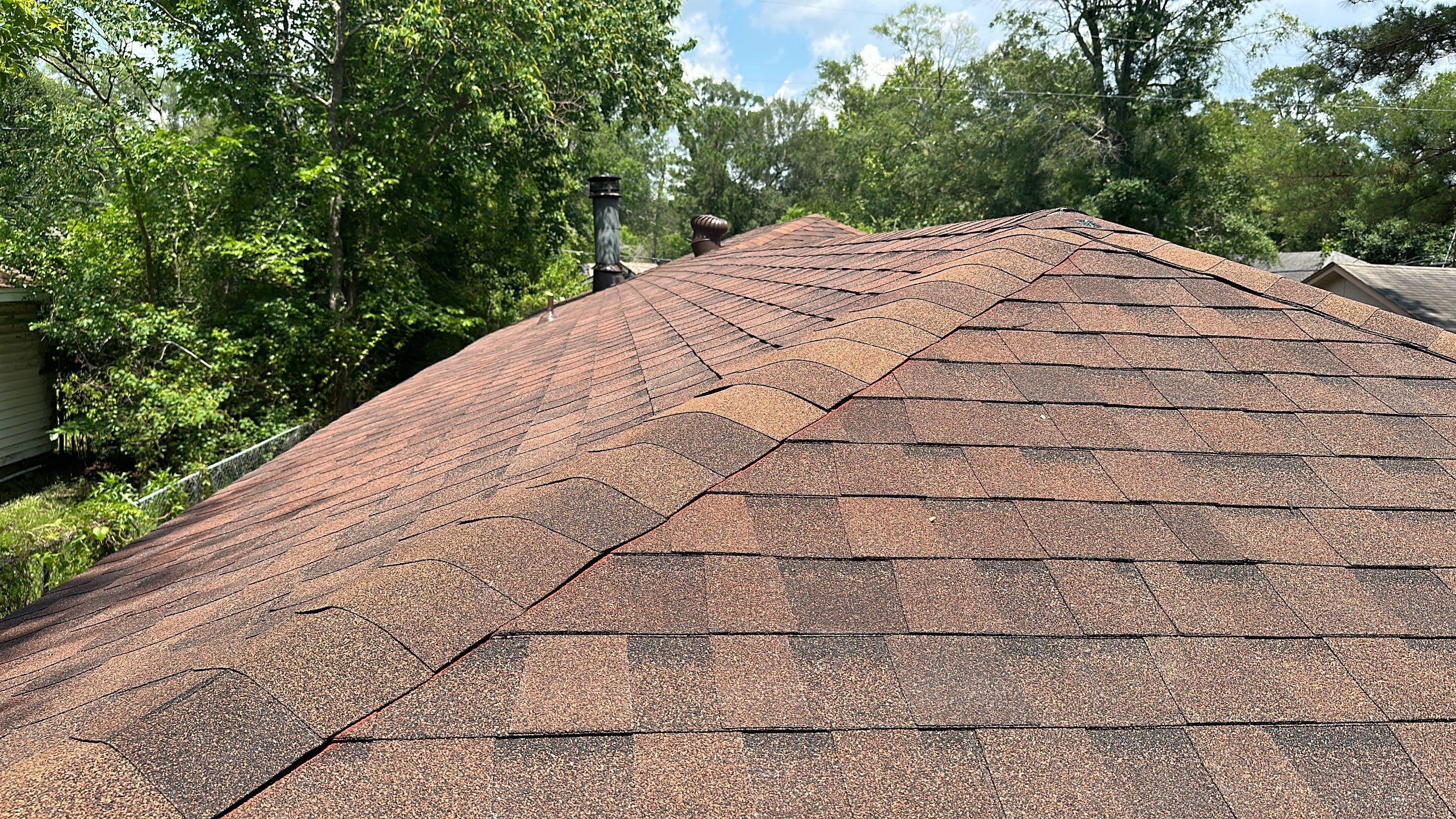 Brown Architectural Shingle Roof Replacement — Conroe, TX by PL Roofing & SB Roofing, LLC.
