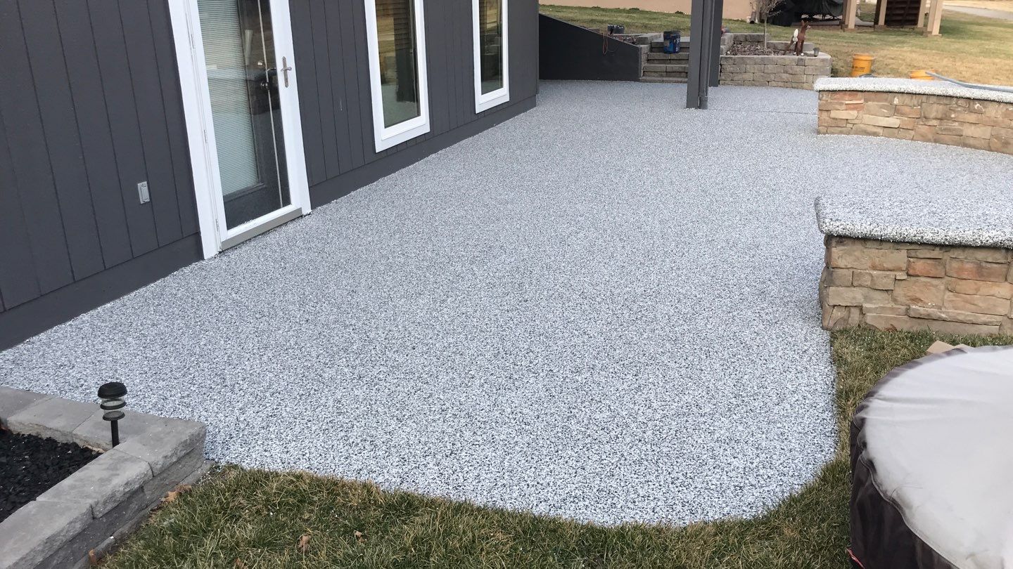 Patio using Domino  by Select Painting, Coatings & Garage Cabinets