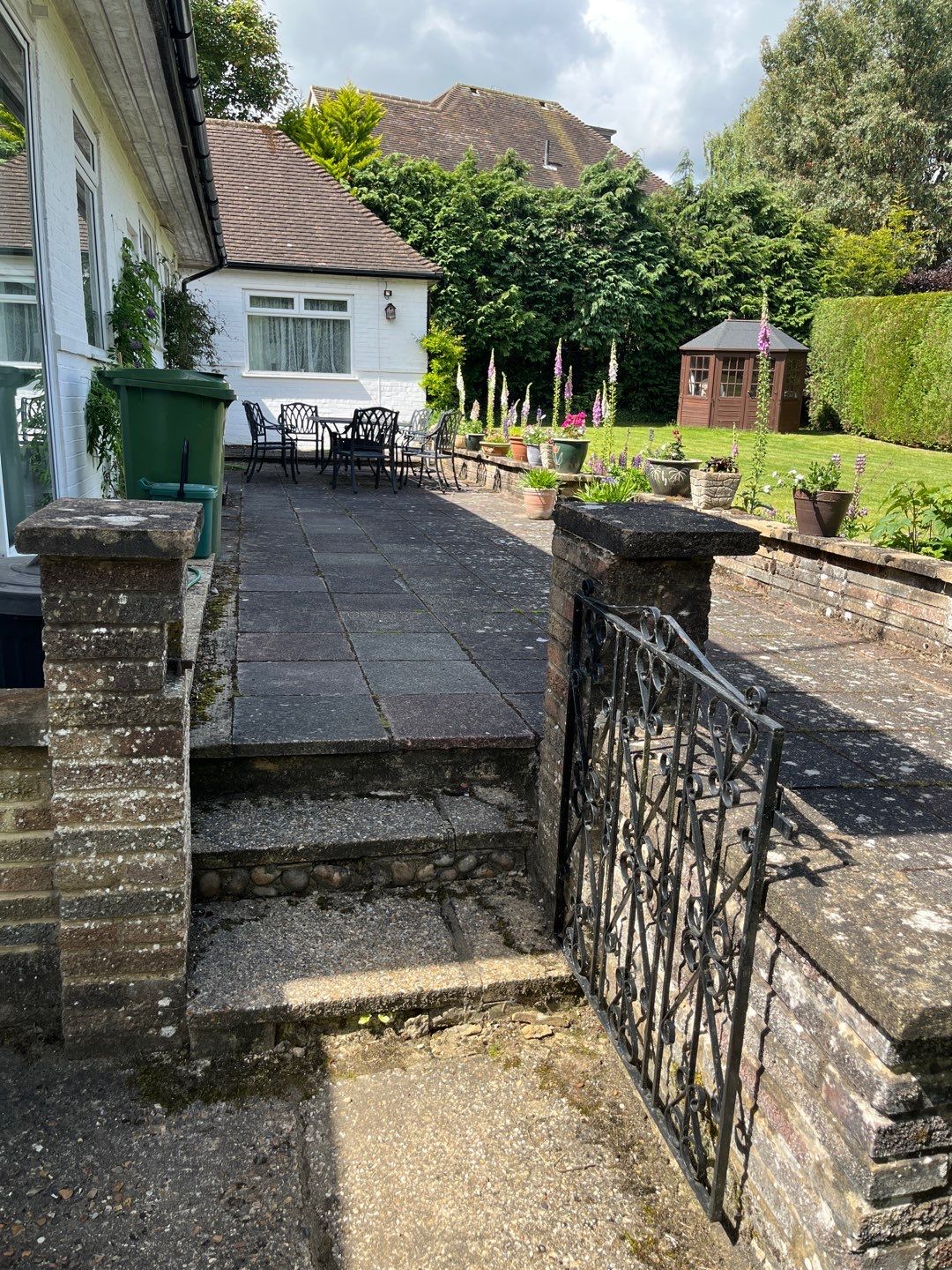 Patio Clean using honda 21 ltr/min by Ges Exterior Cleaning ltd