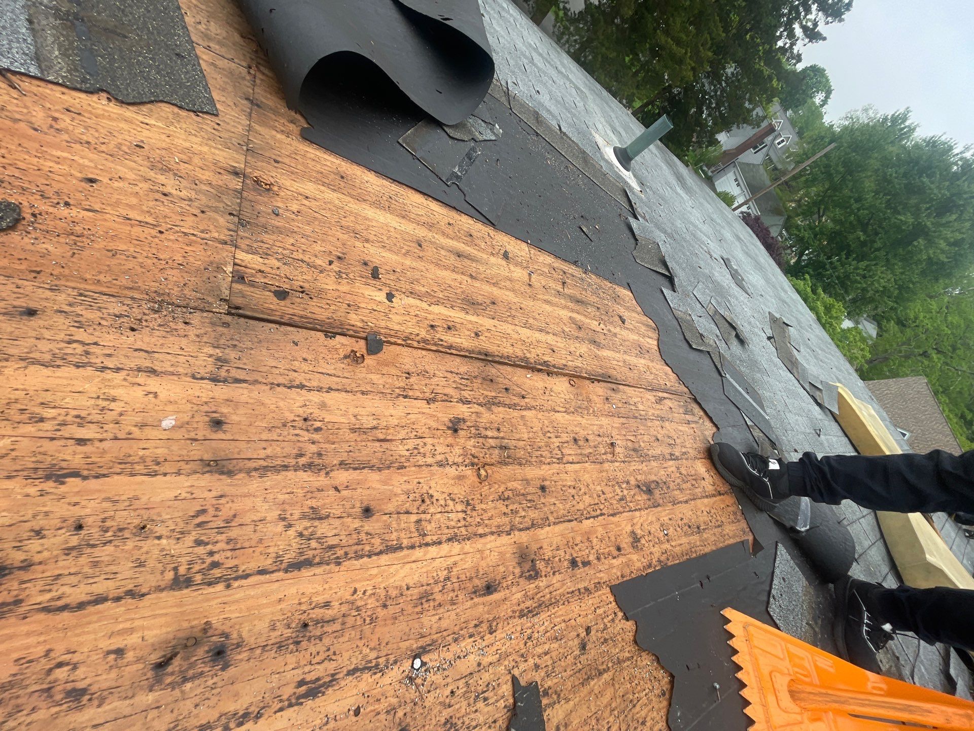 Residential Roofing Installation using Tamko Titan XT - Virginia Slate by A Plus Exterior