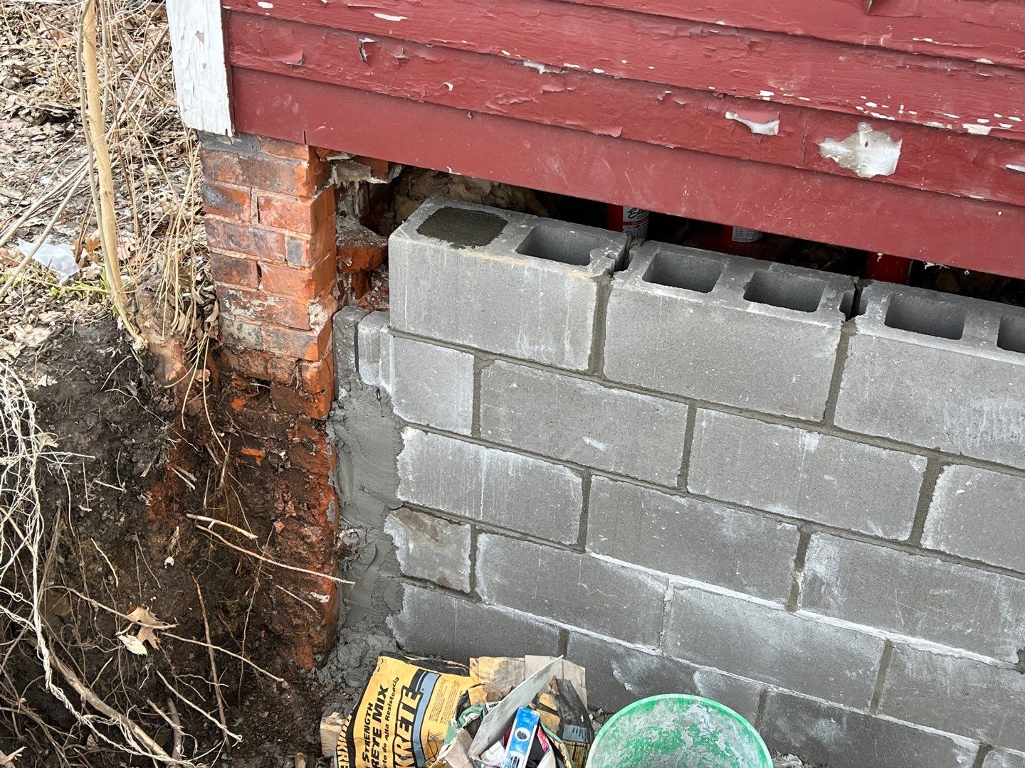 Excavation, Foundation Rebuild, and Masonry Repair by ACE Waterproofing & Basement Solutions