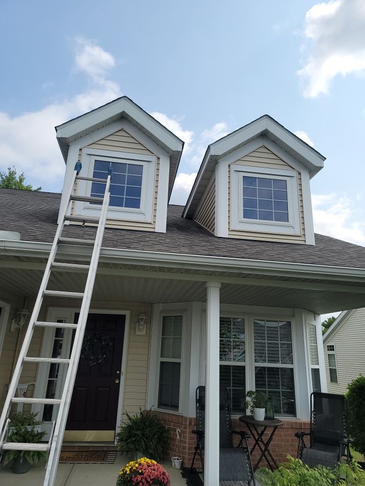 ATLAS PINNACLE PRISTINE COLOR: WEATHERED WOOD DRIP EDGE: WHITE by Eagle Eye Roofing