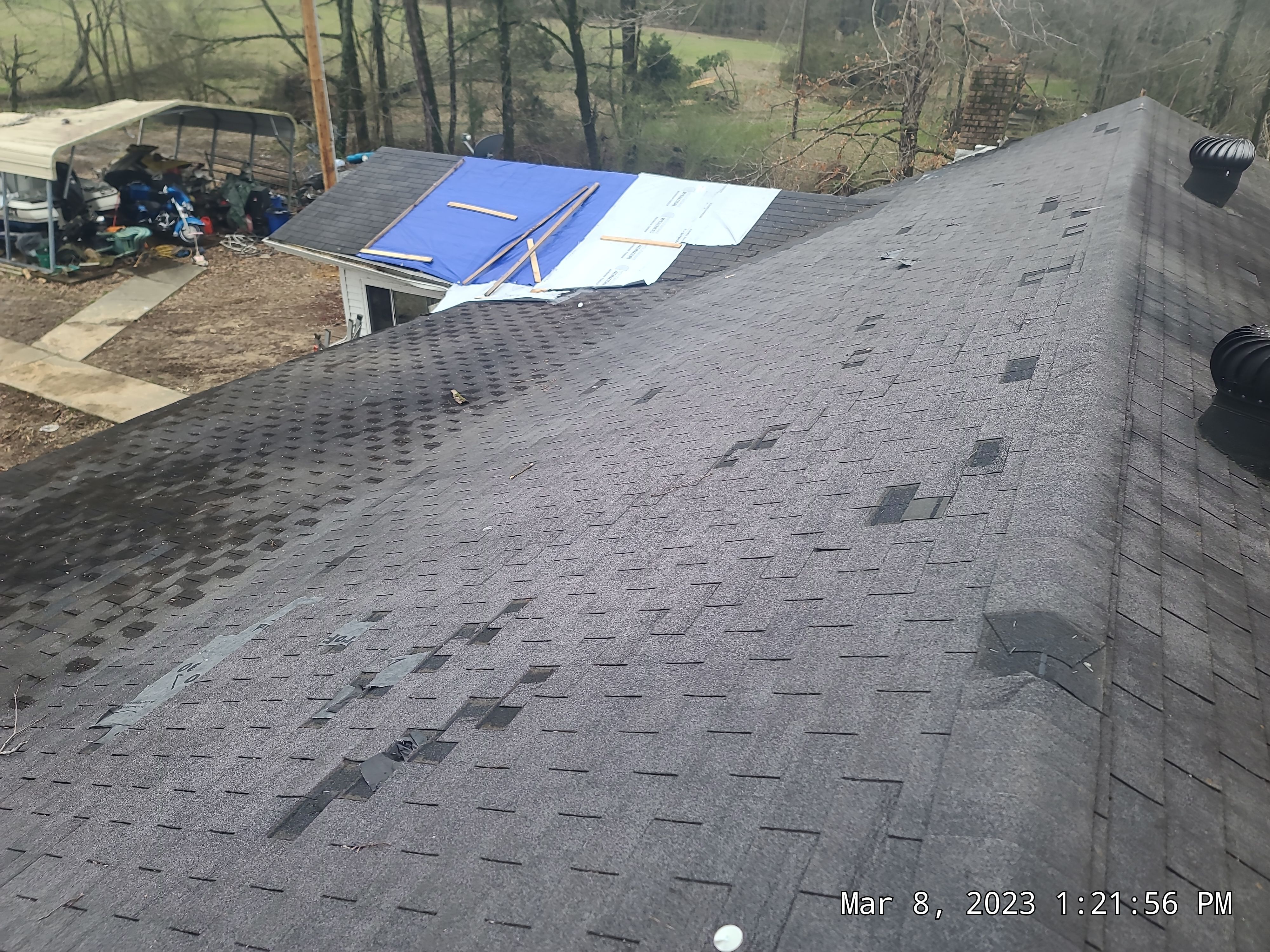 Residential Shingle Reroof using Certainteed Landmark 3-Tab by Hostetler Roofing