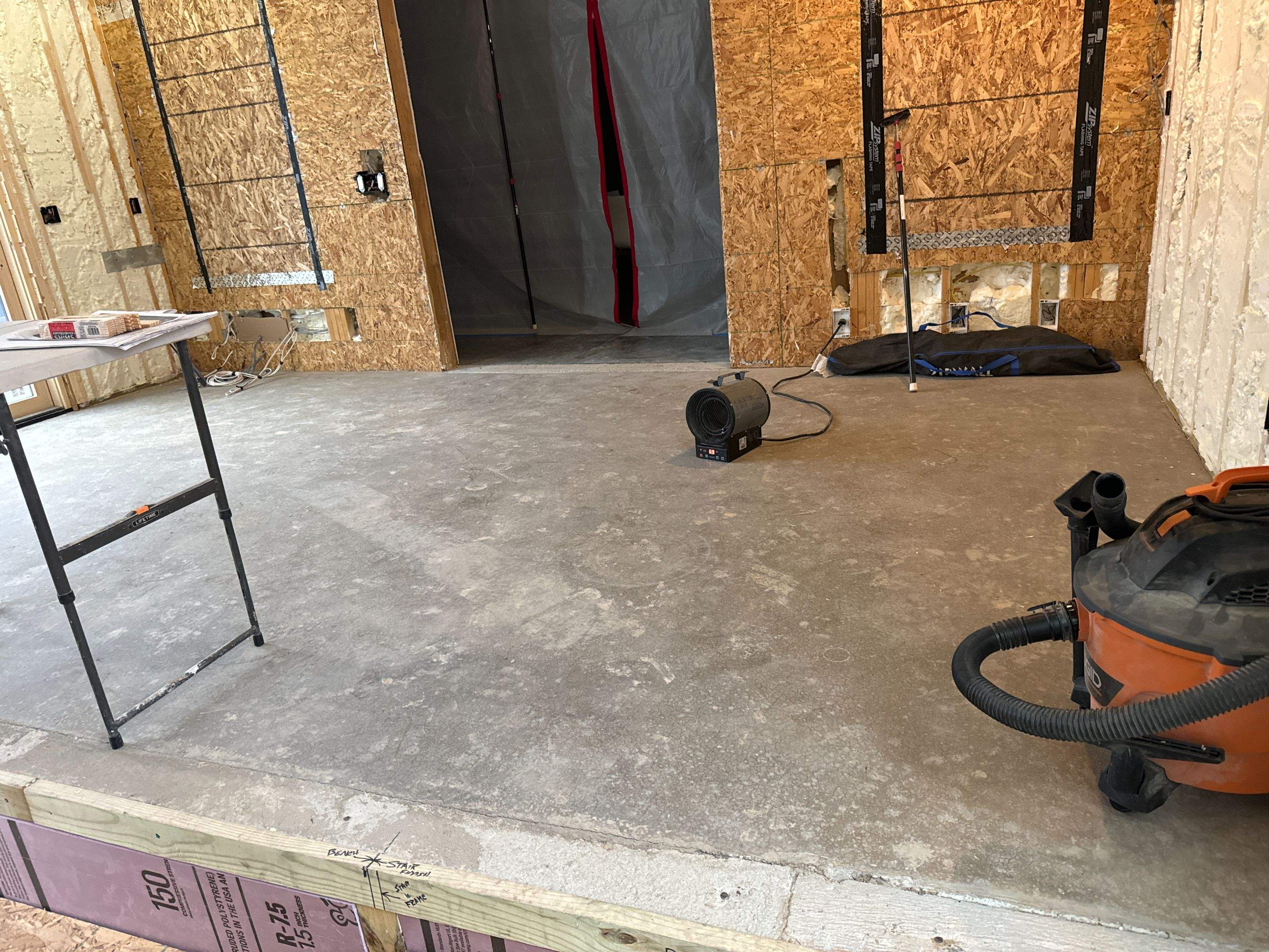 Basement Remodel using Engineered White Oak by RTBaldwin Hardwood Floors