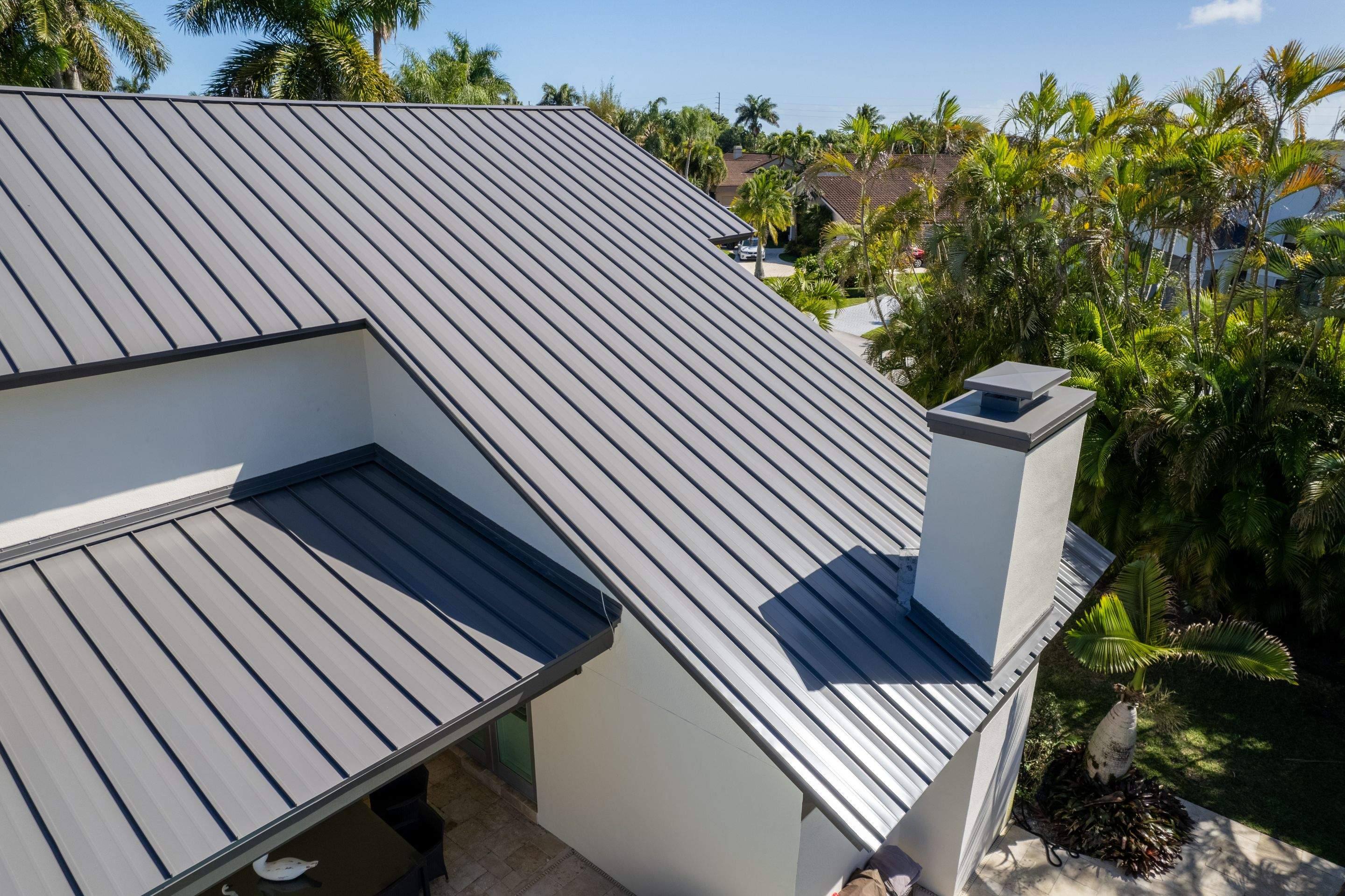 Metal Roof - Galvalume - Charcoal by Istueta Roofing