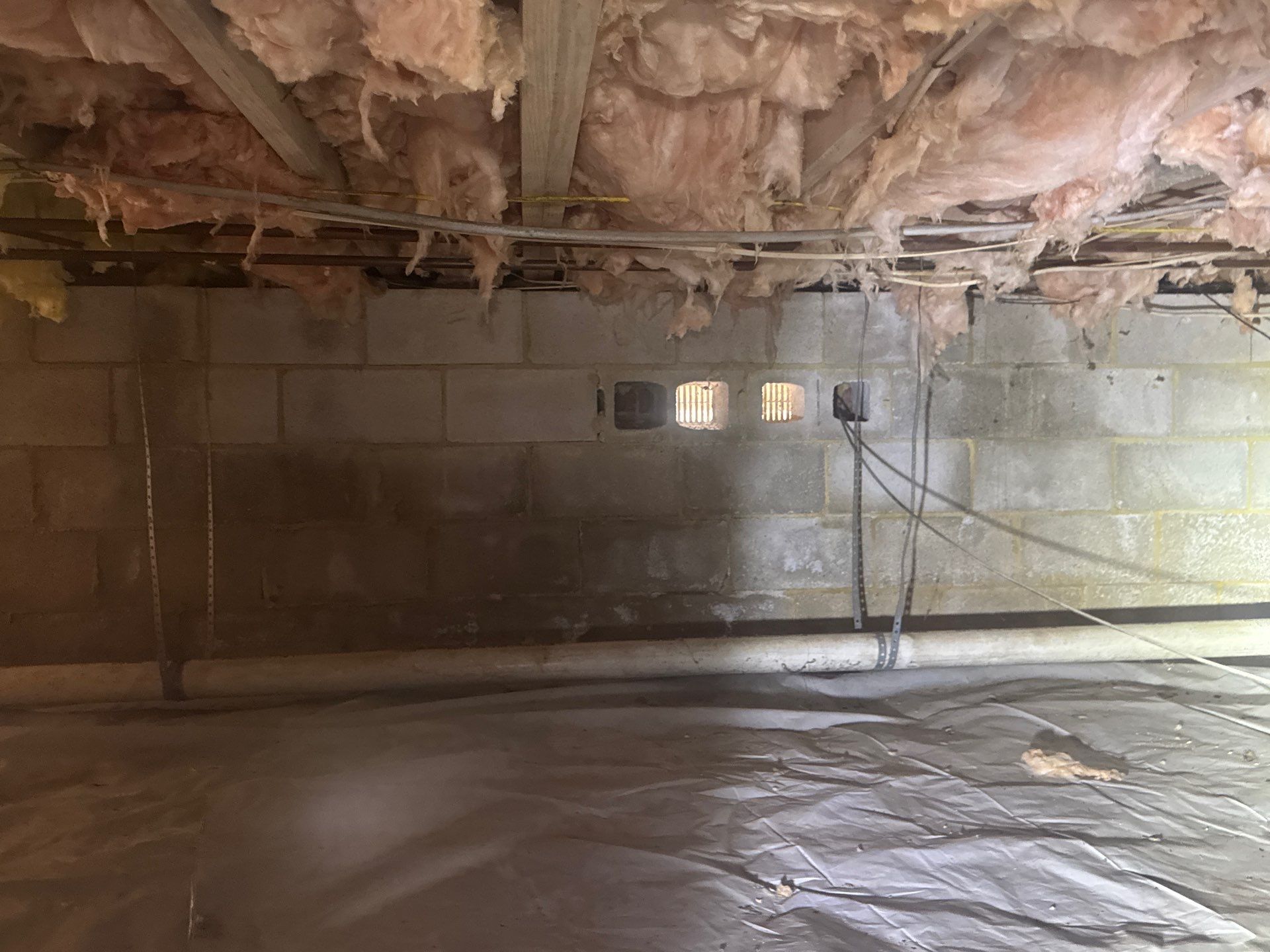 Project in Williamsburg by Patriot Crawl Space Repairs