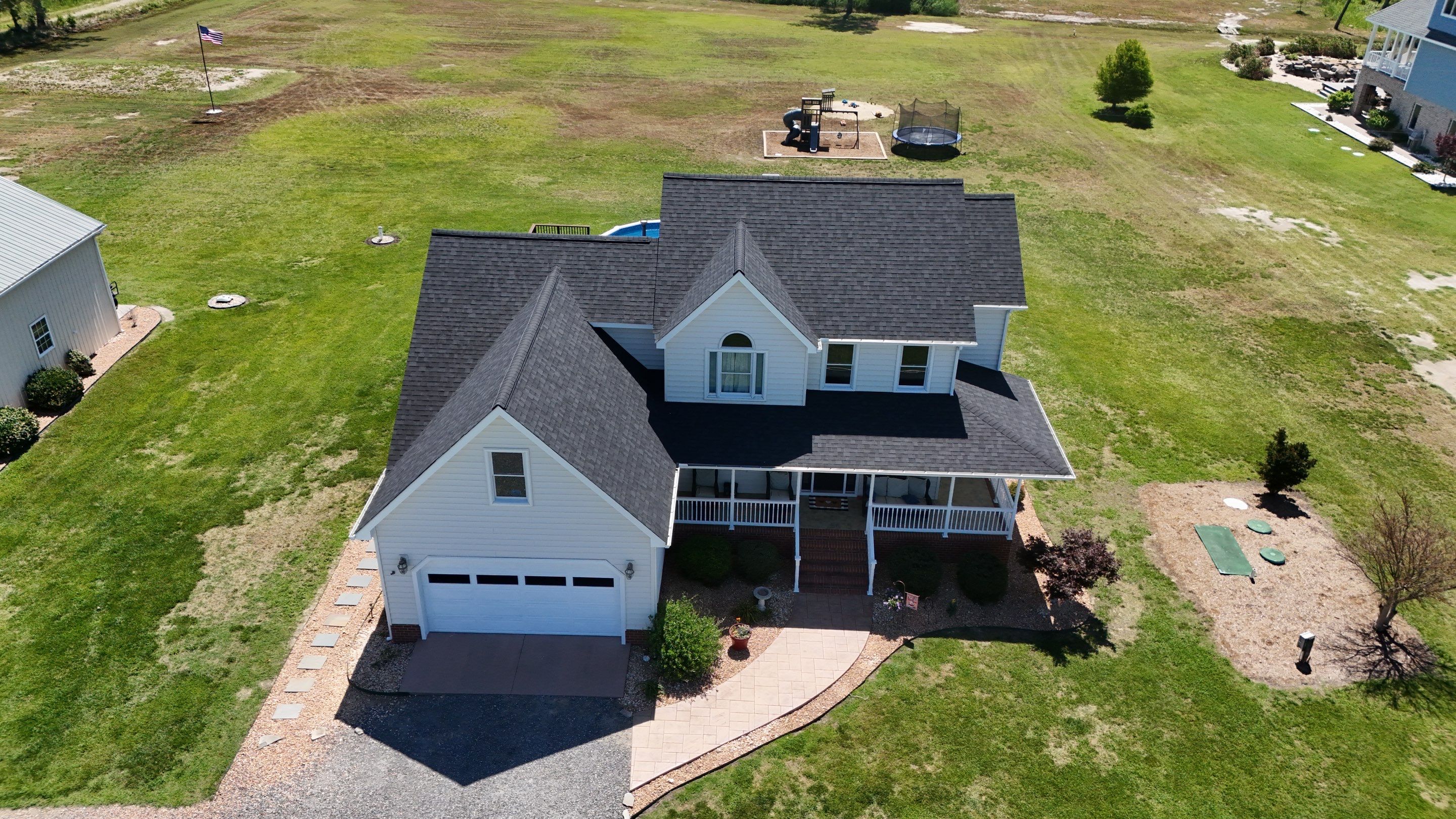 Comprehensive Roof, Soffit, and Fascia Replacement in New Point by Cade Construction