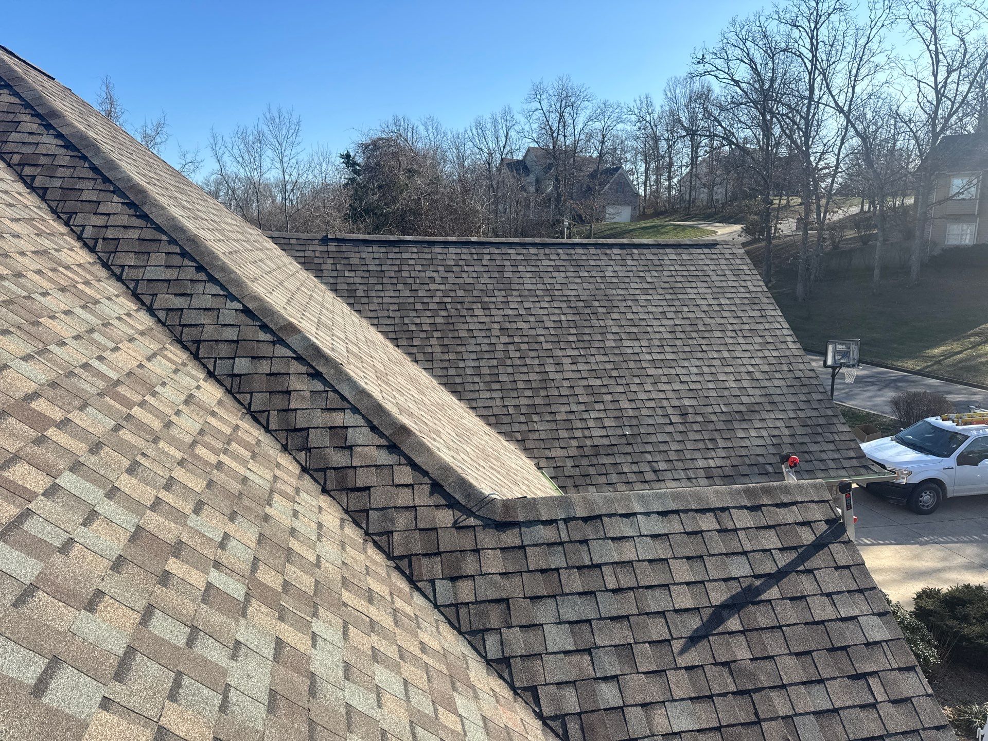 Residential Roofing & Gutter install - Atlas Pinnacle Pristine - Roof Color Majestic Shake - Gutter color Sierra Clay by Titan Commercial & Residential Roofing