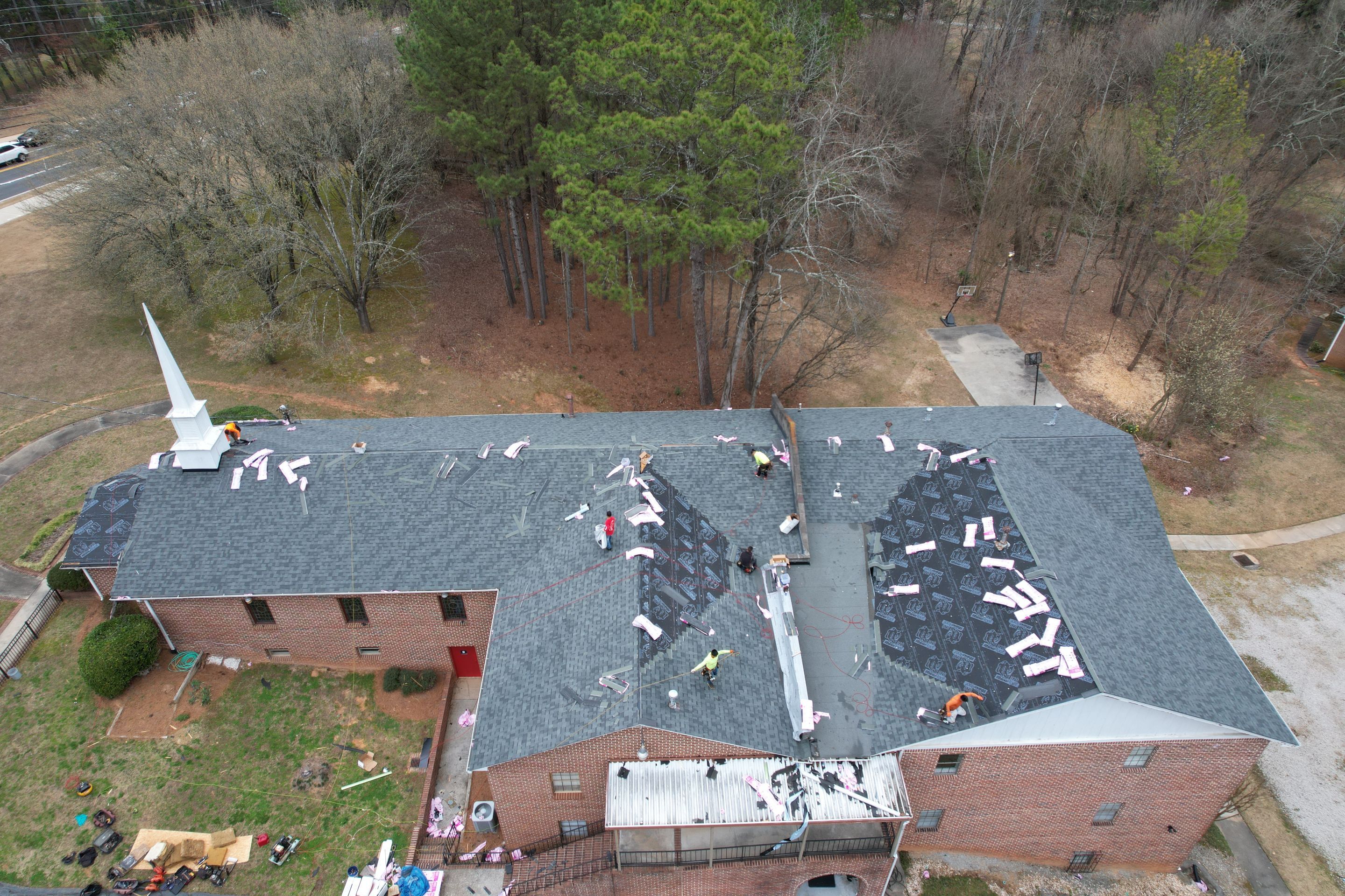 Church Roof Replacement using Owens Corning by Inspector Roofing and Restoration