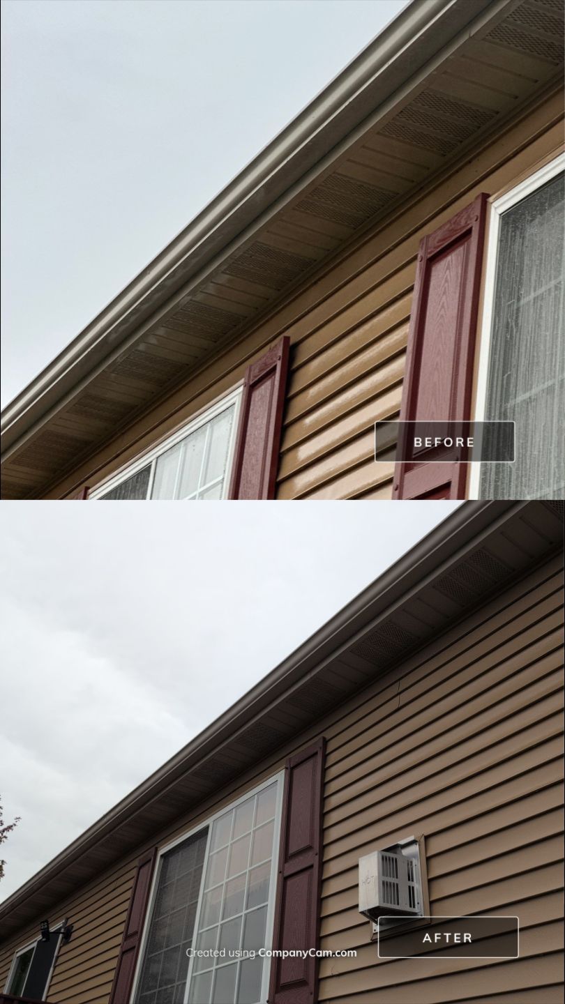 Project in Wonder Lake by Simmons Power & Soft Washing